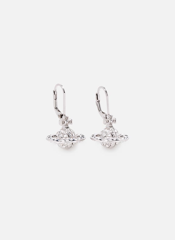 Mayfair small orb earrings Silver by VIVIENNE WESTWOOD VIVIENNE WESTWOOD Mayfair small orb earrings Silver