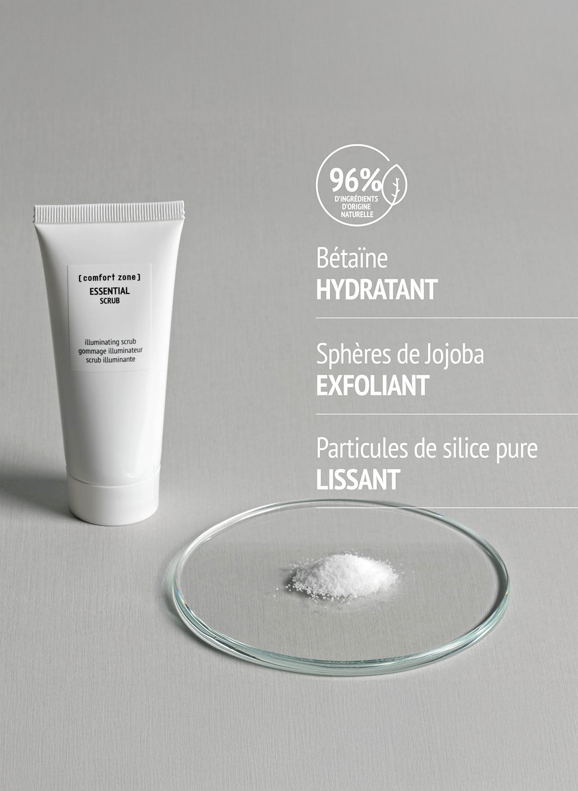 Essential scrub COMFORT ZONE No color