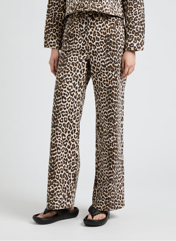 Robin patterned trousers Multicolour by SUNCOO SUNCOO Robin patterned trousers Multicolour