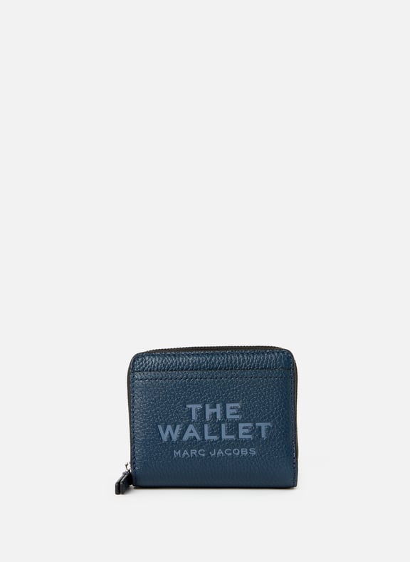 Porte-monnaie The Leather Mini Bleu by MARC JACOBS MARC JACOBS Porte-monnaie The Leather Mini Bleu