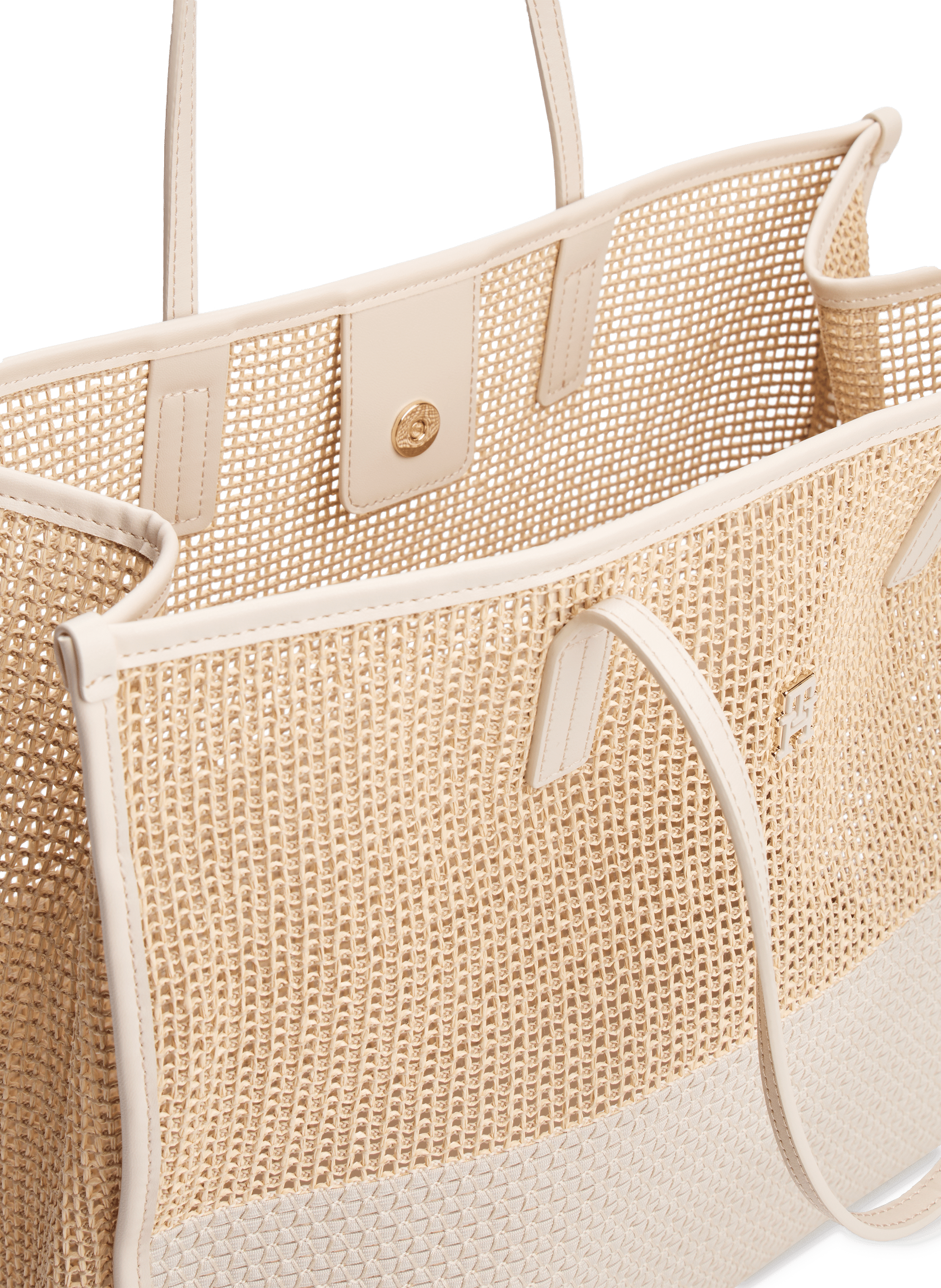 Sac cabas City tissé TOMMY HILFIGER Beige