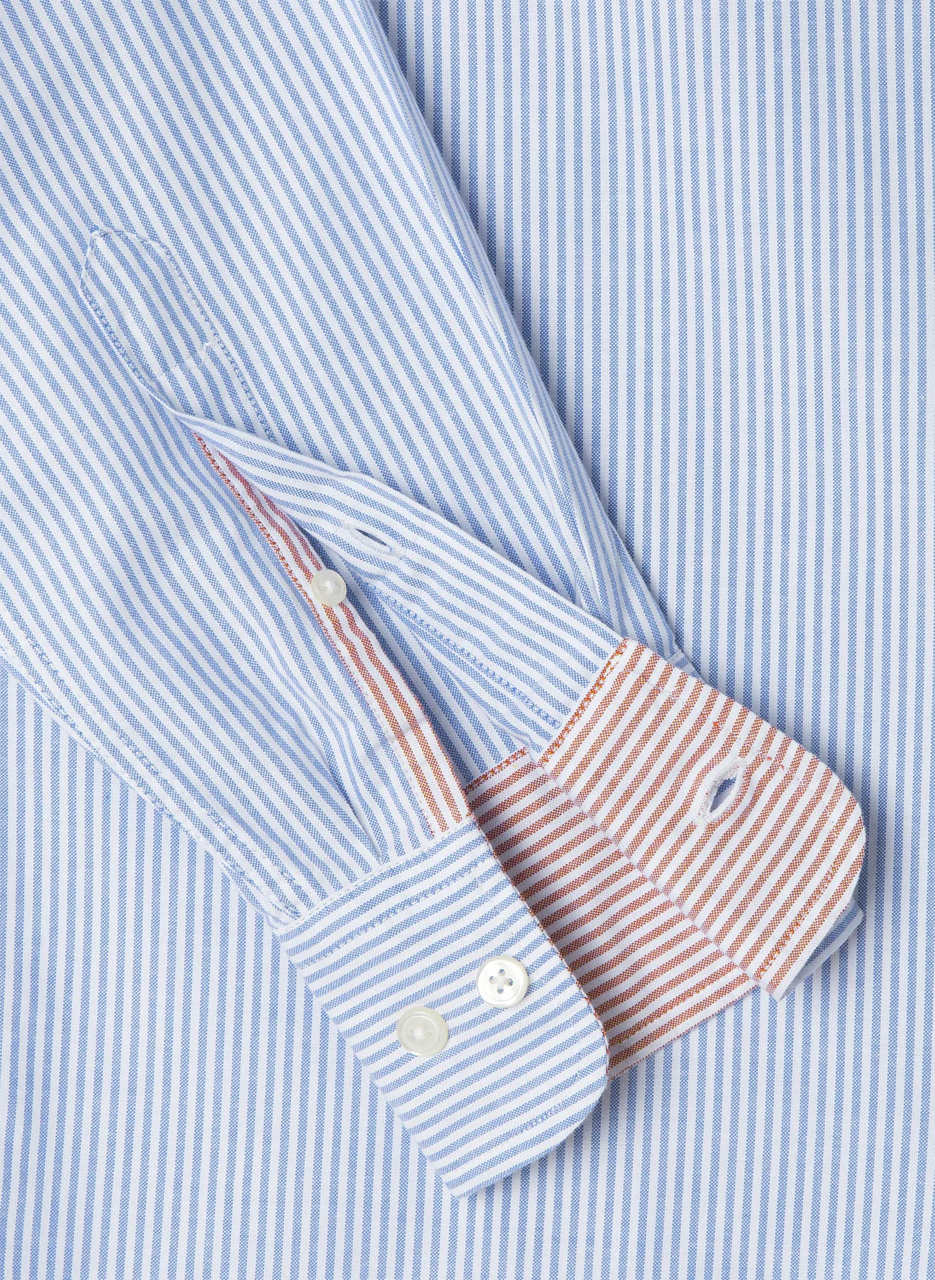 Chemise à rayures FACONNABLE Rouge