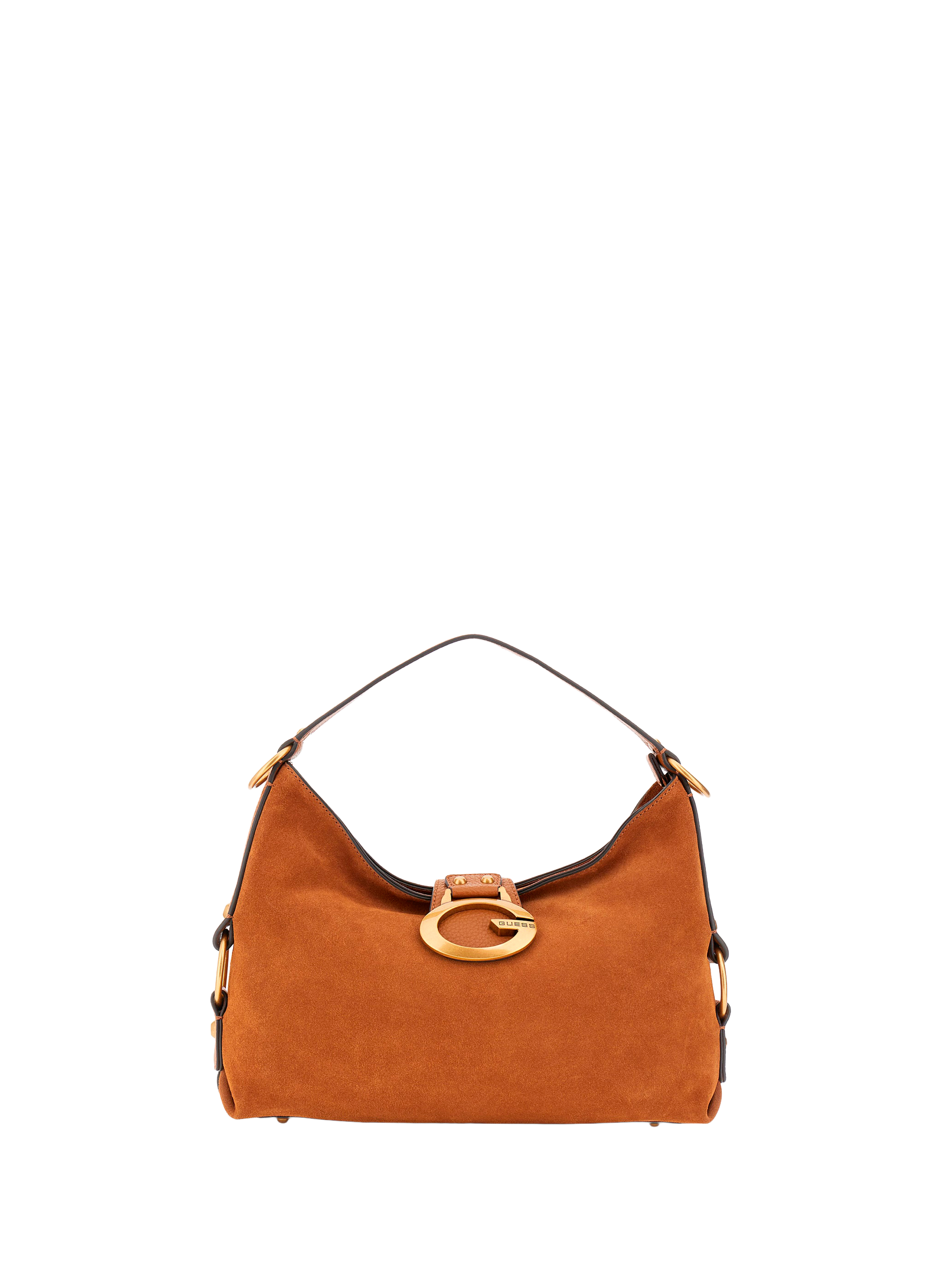 GUESS Leather shoulder bag Brown