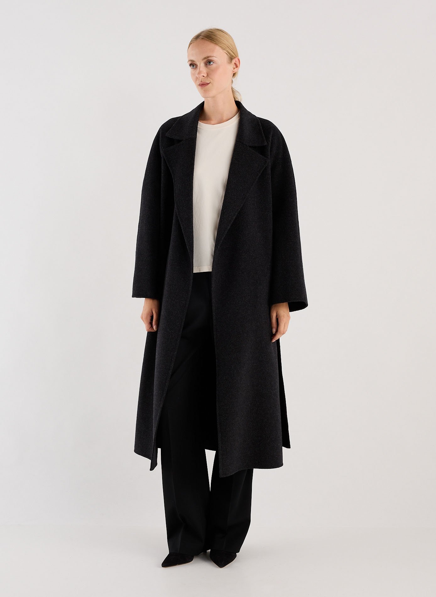 Manteau Warmor en laine mélangée SAISON 1865 Gris