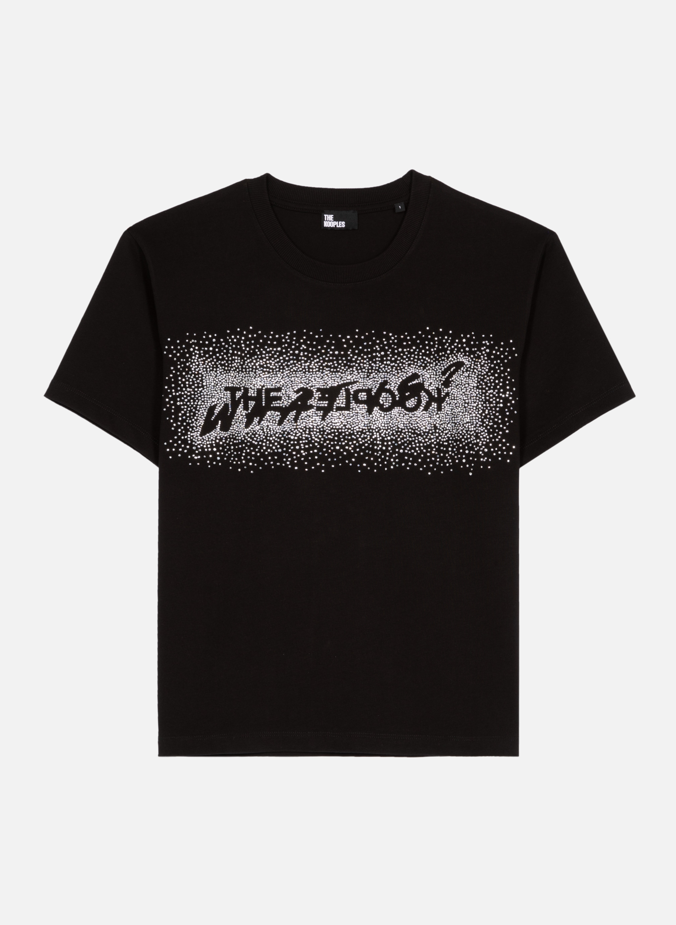 T-shirt what is à strass THE KOOPLES Noir