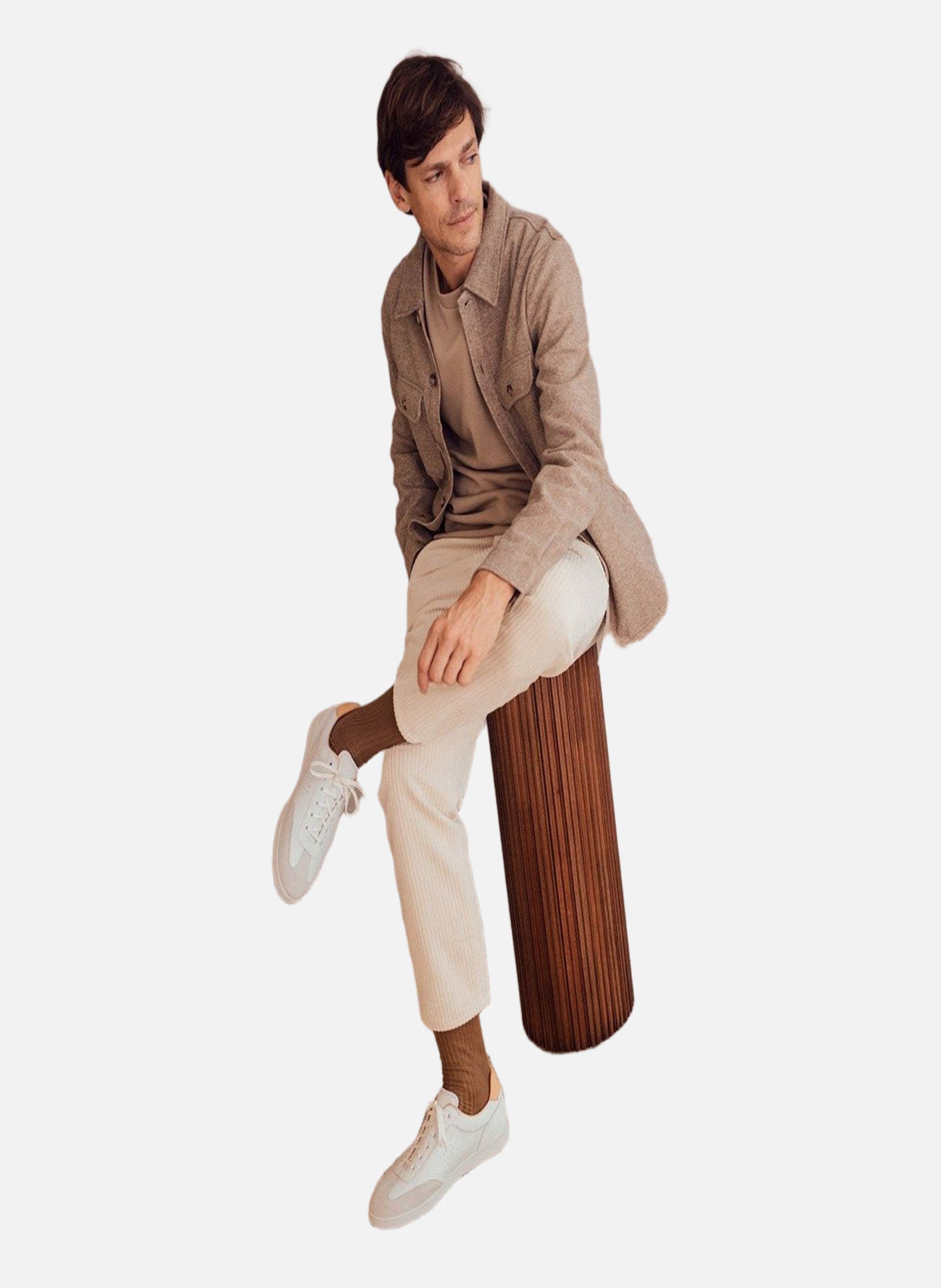 Sneakers cuir tom FINSBURY Blanc