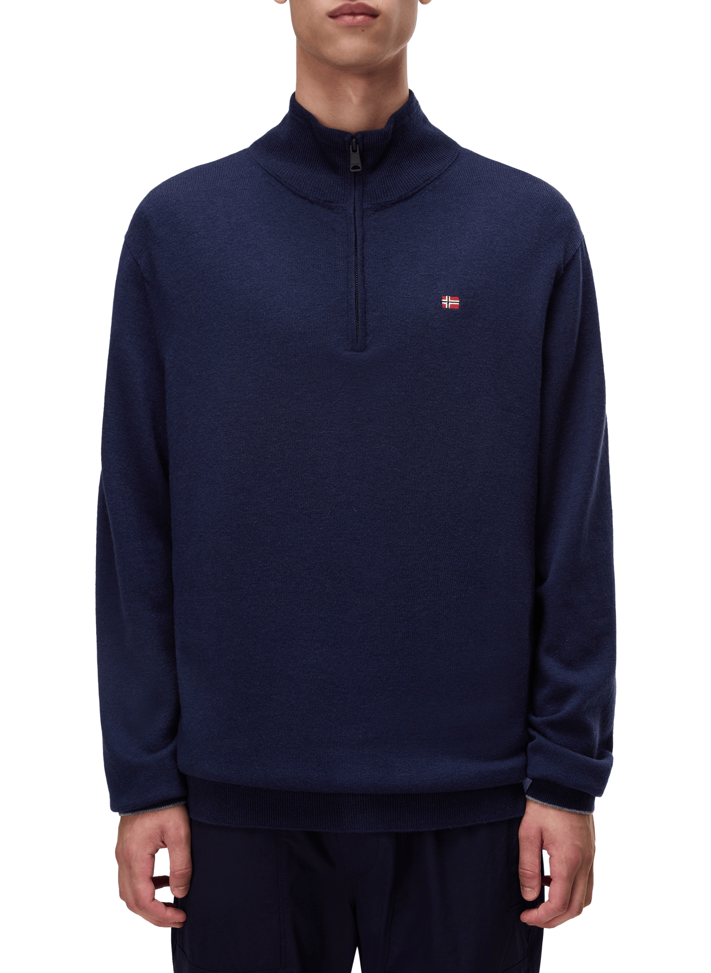 NAPAPIJRI Pull en laine Damavand  Bleu