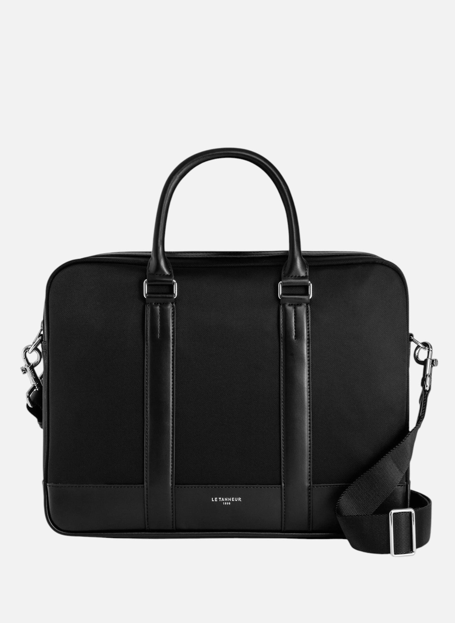 Porte documents 1 soufflet 15" gaspard NoirLE TANNEUR