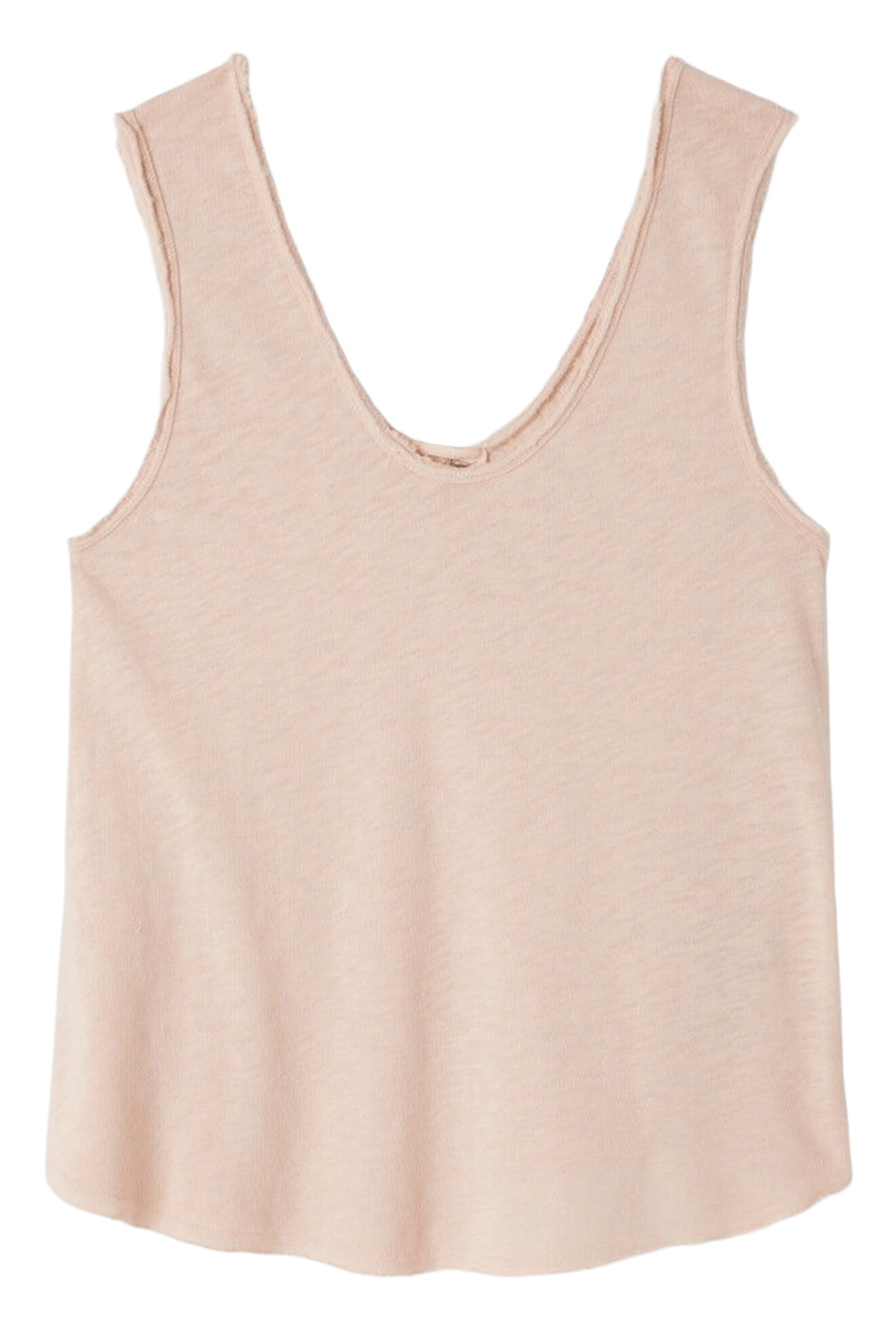 Débardeur col rond droit en coton Sonoma AMERICAN VINTAGE Beige