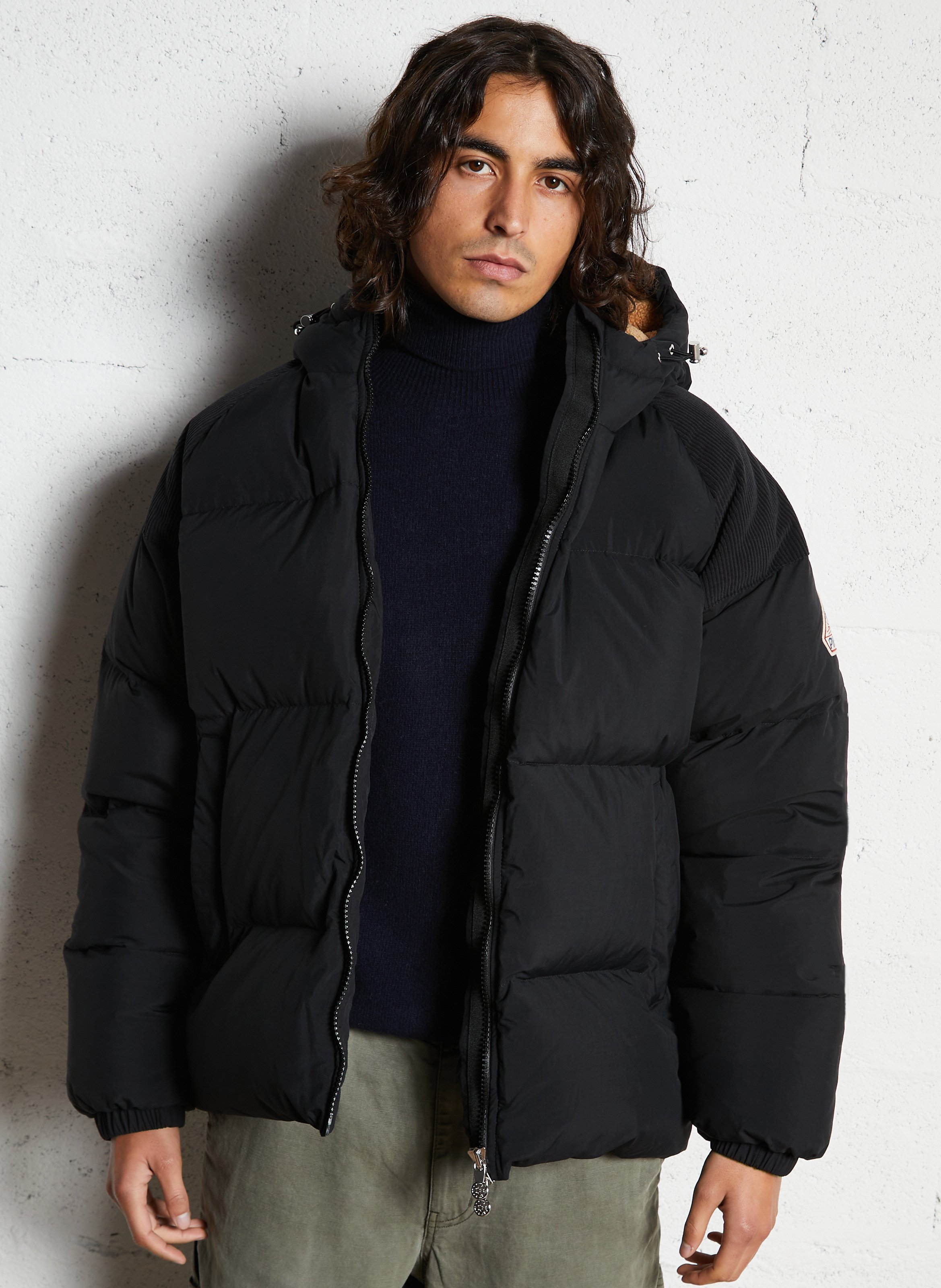 Doudoune oversize retro sten PYRENEX Noir