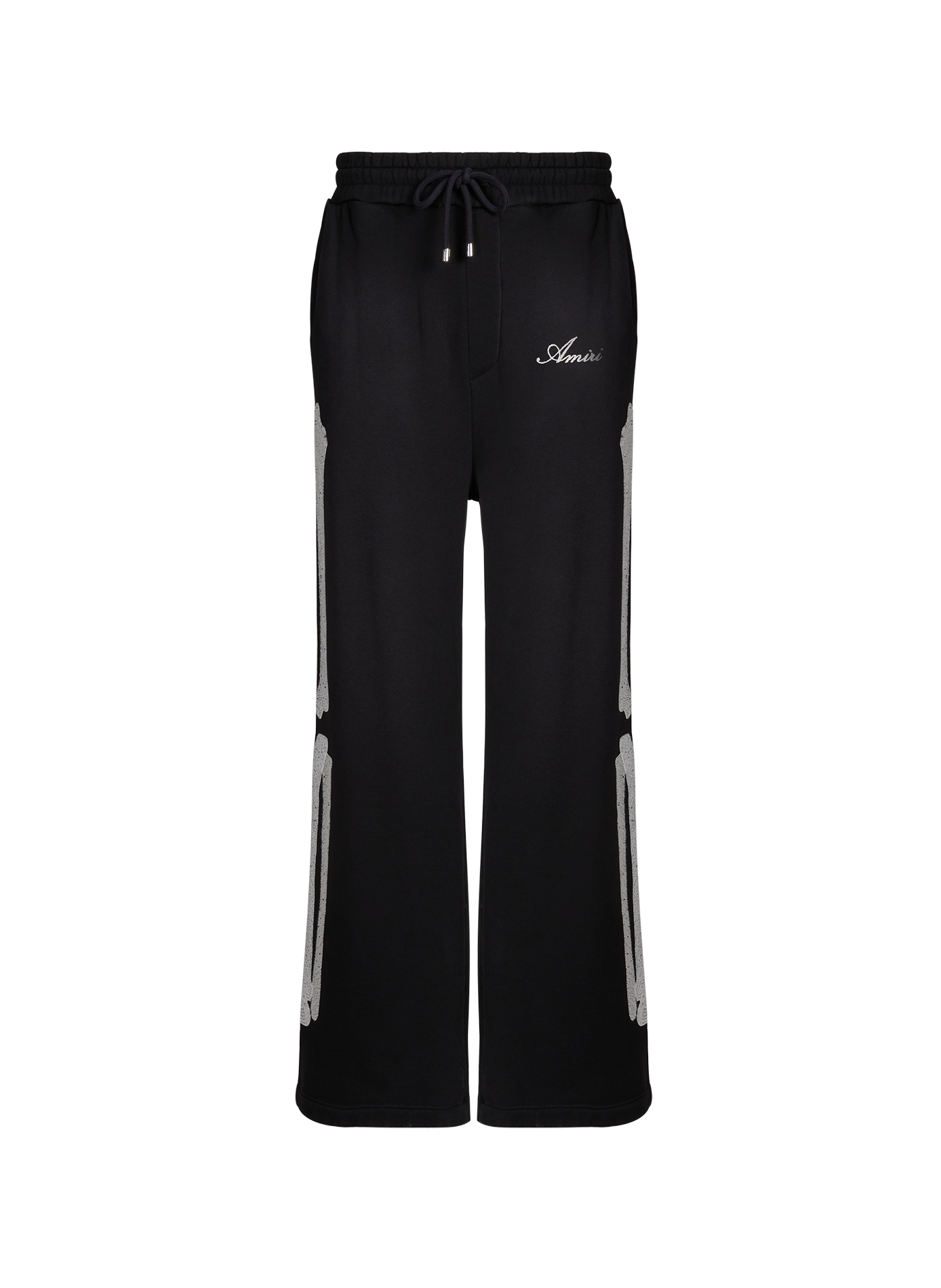 Embroidered cotton sweatpants AMIRI Black