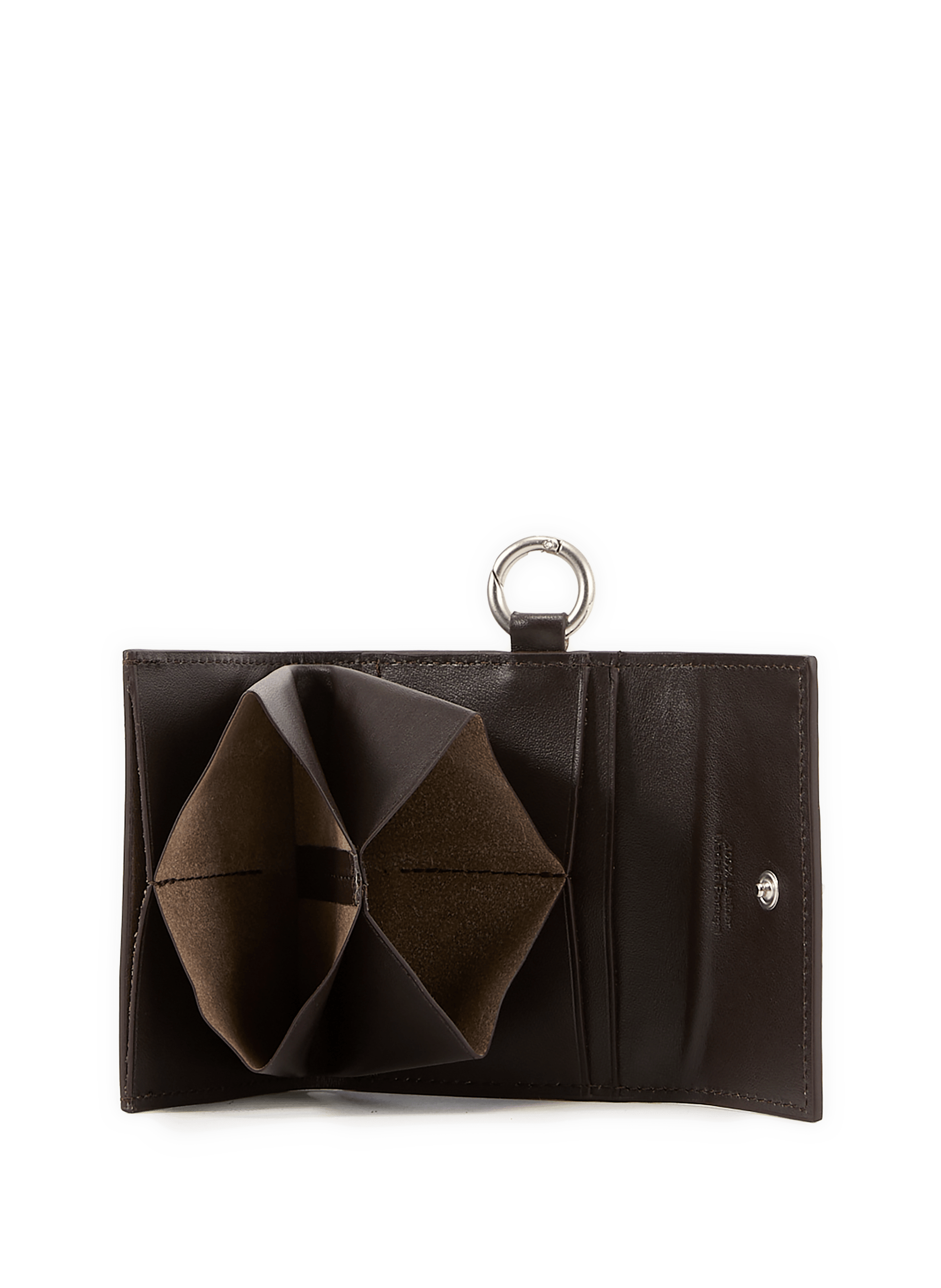 Porte-monnaie Foldo en cuir NN.07 Marron