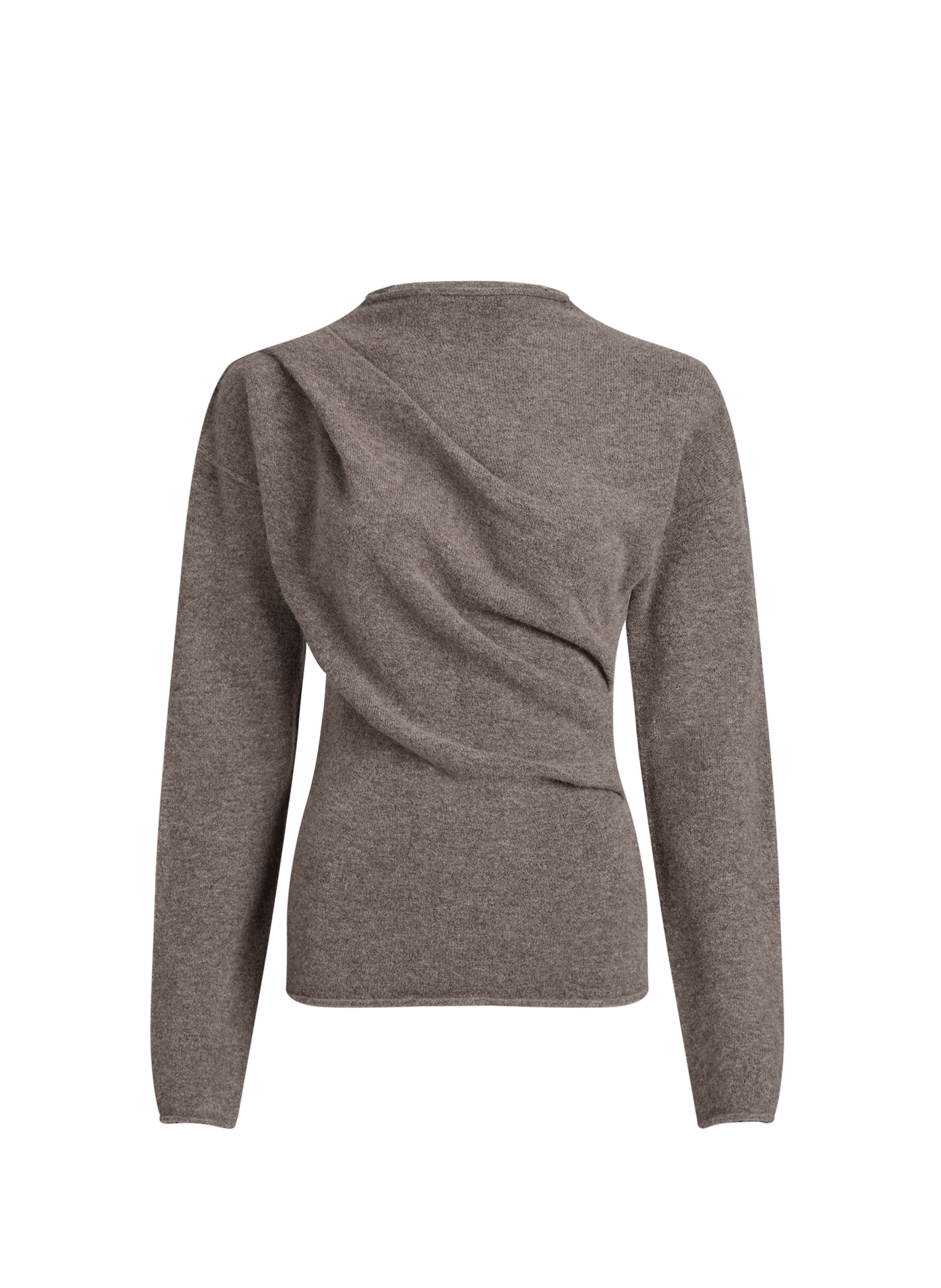 Merino wool and cashmere blend sweater HELMUT LANG Brown
