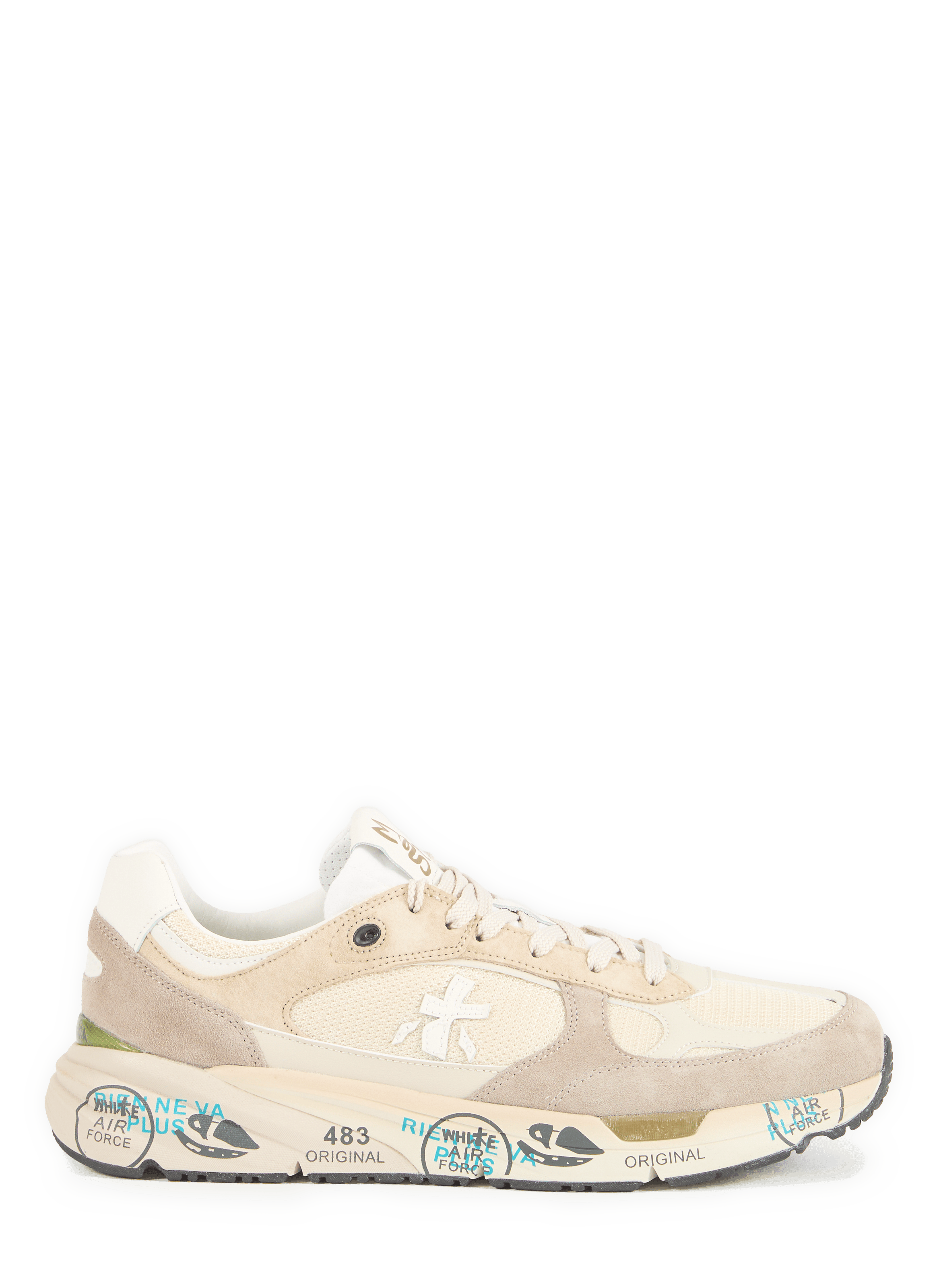 Baskets Mase 8018 en daim à logo latéral PREMIATA Beige