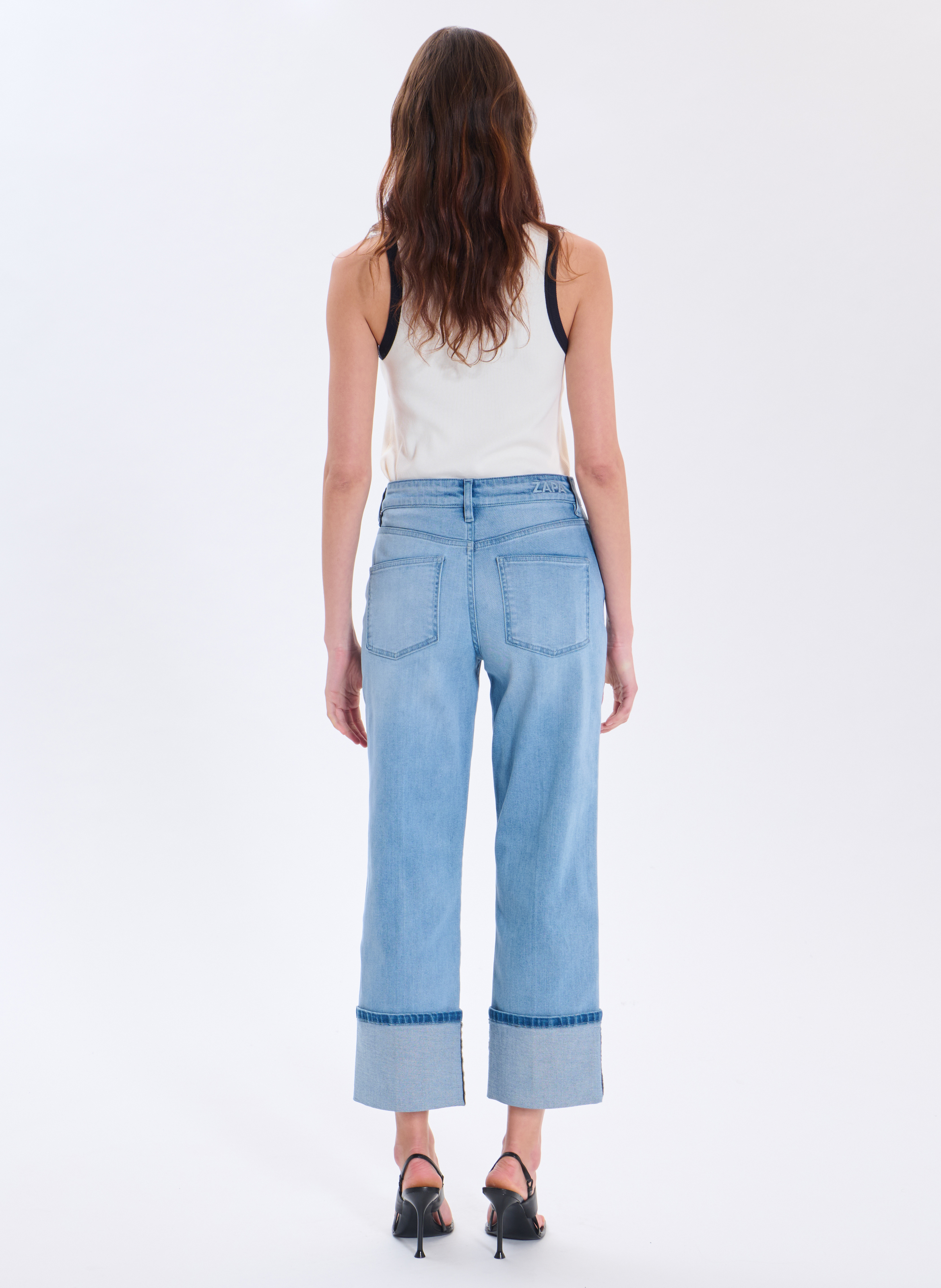 Jeans  popus ZAPA Bleu