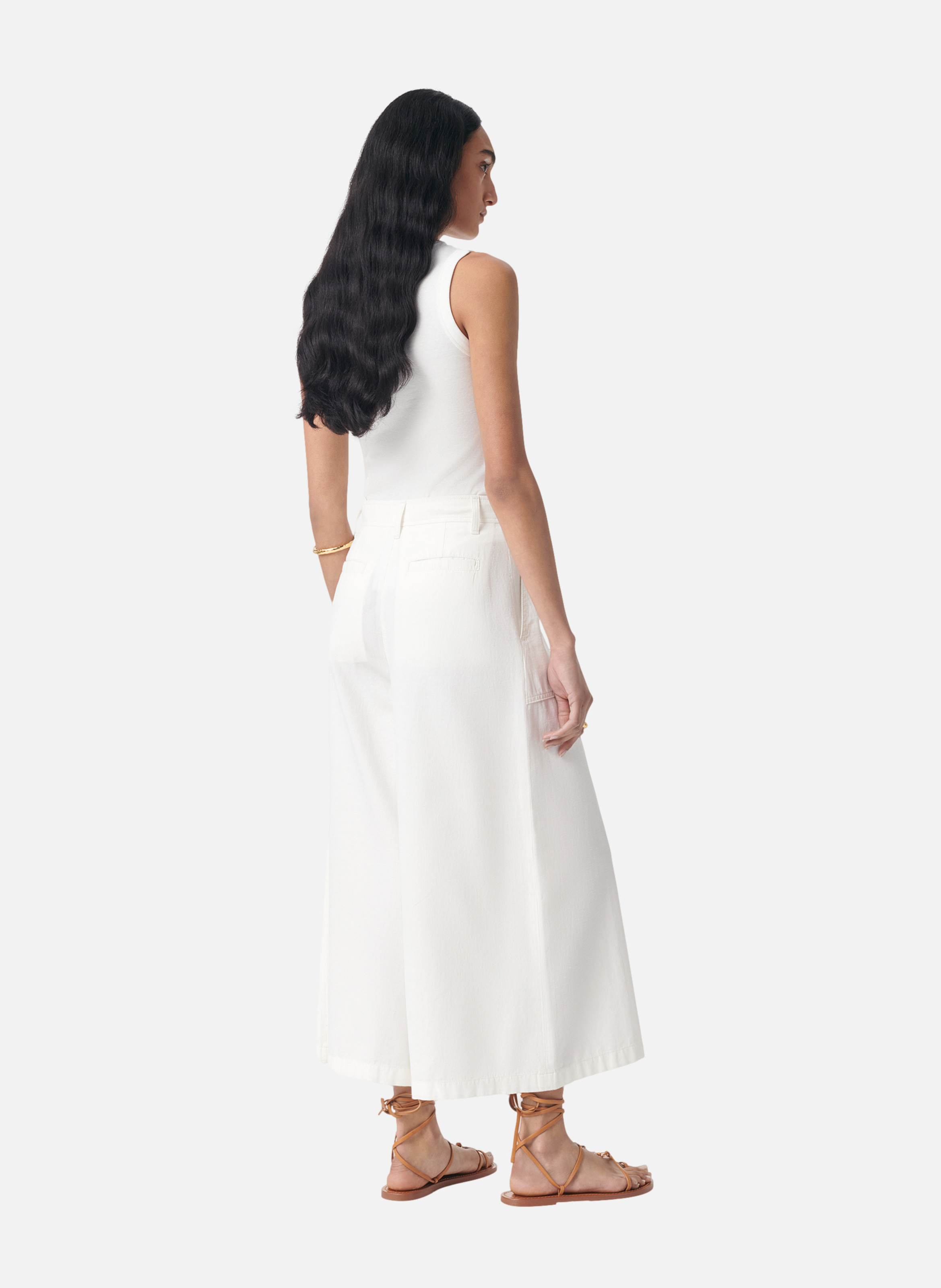 Pantalon griffon VANESSA BRUNO Blanc