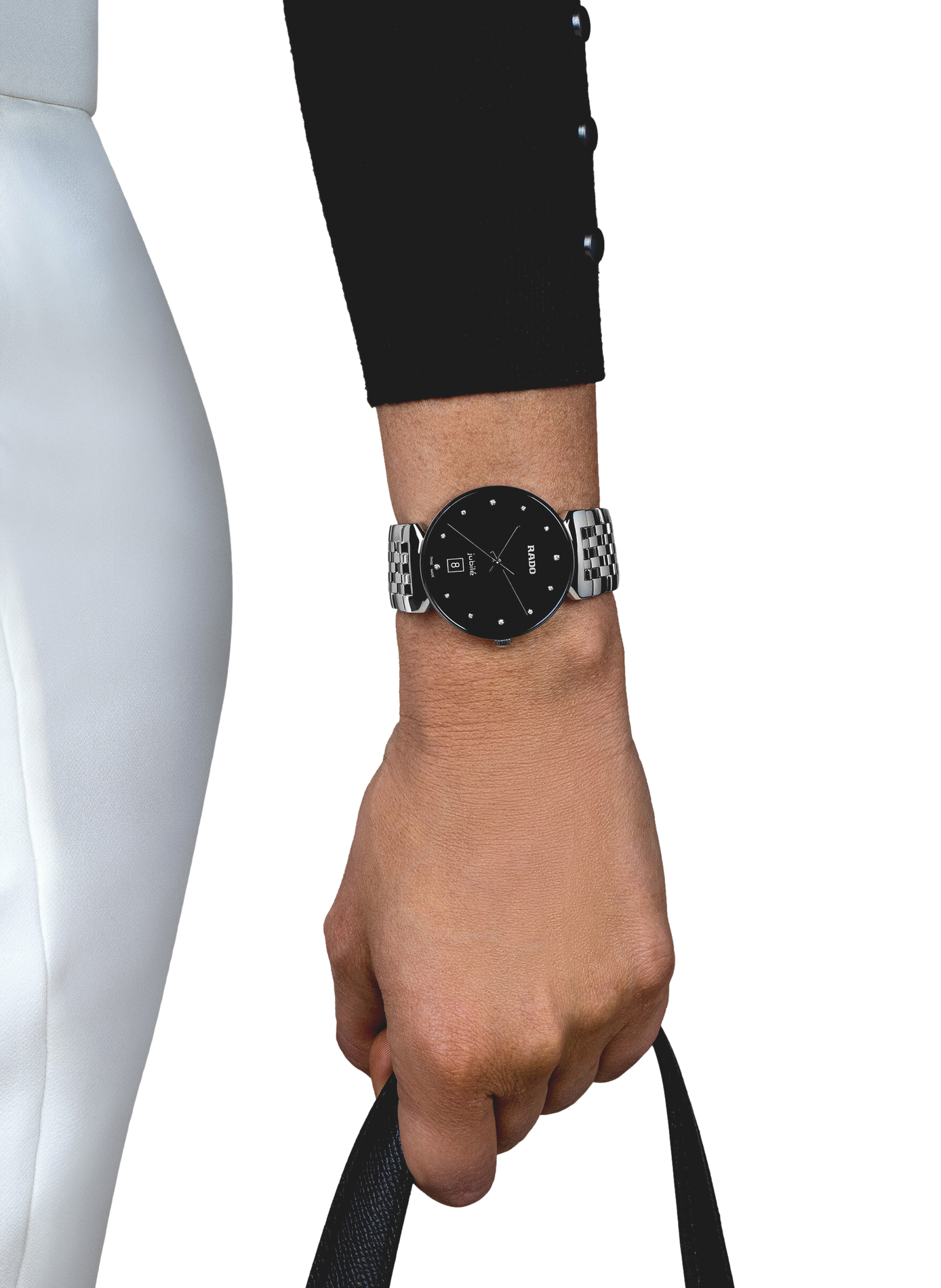 Montre automatique Florence Classic en acier inoxydable RADO Noir