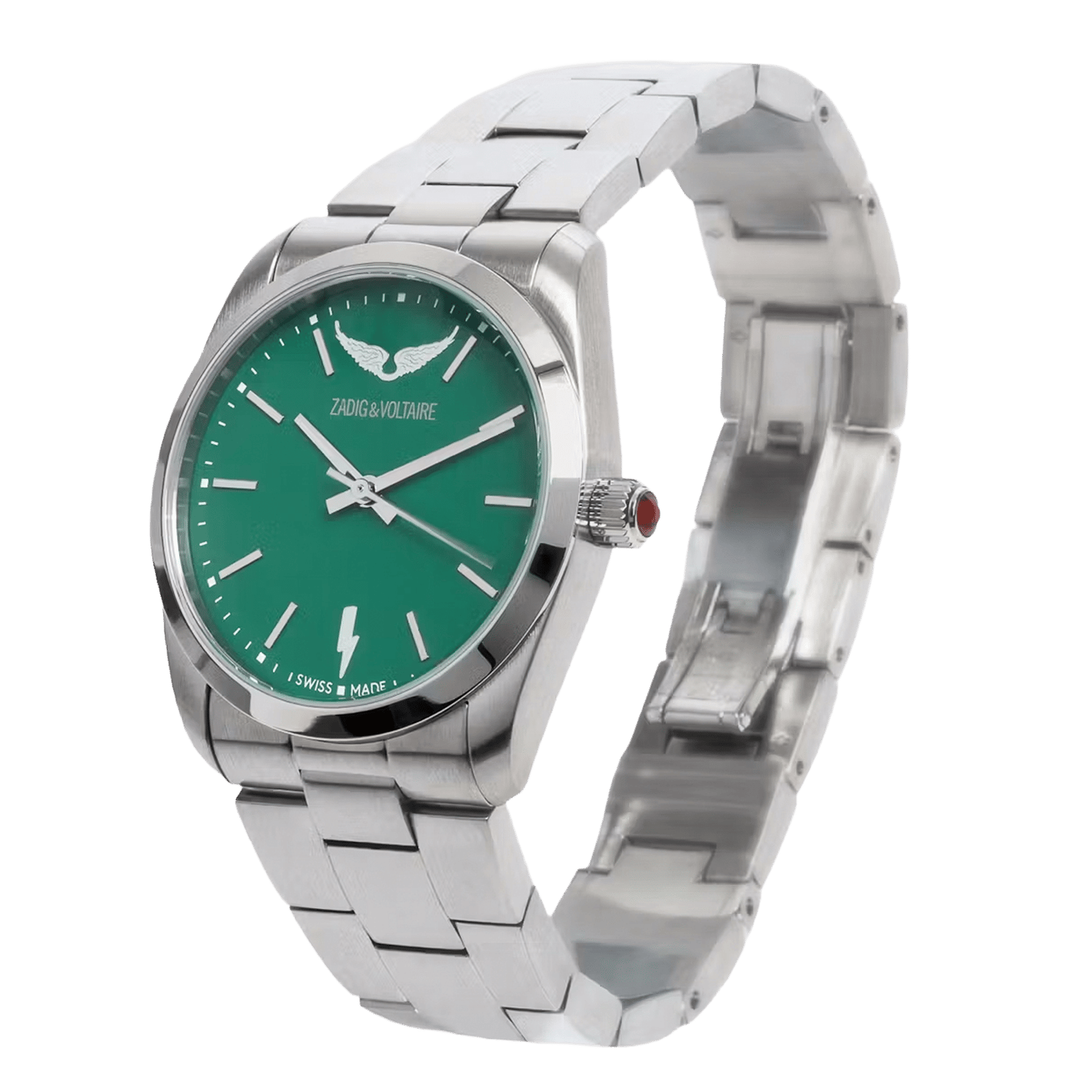Montre en acier time2love ZADIG&VOLTAIRE Vert