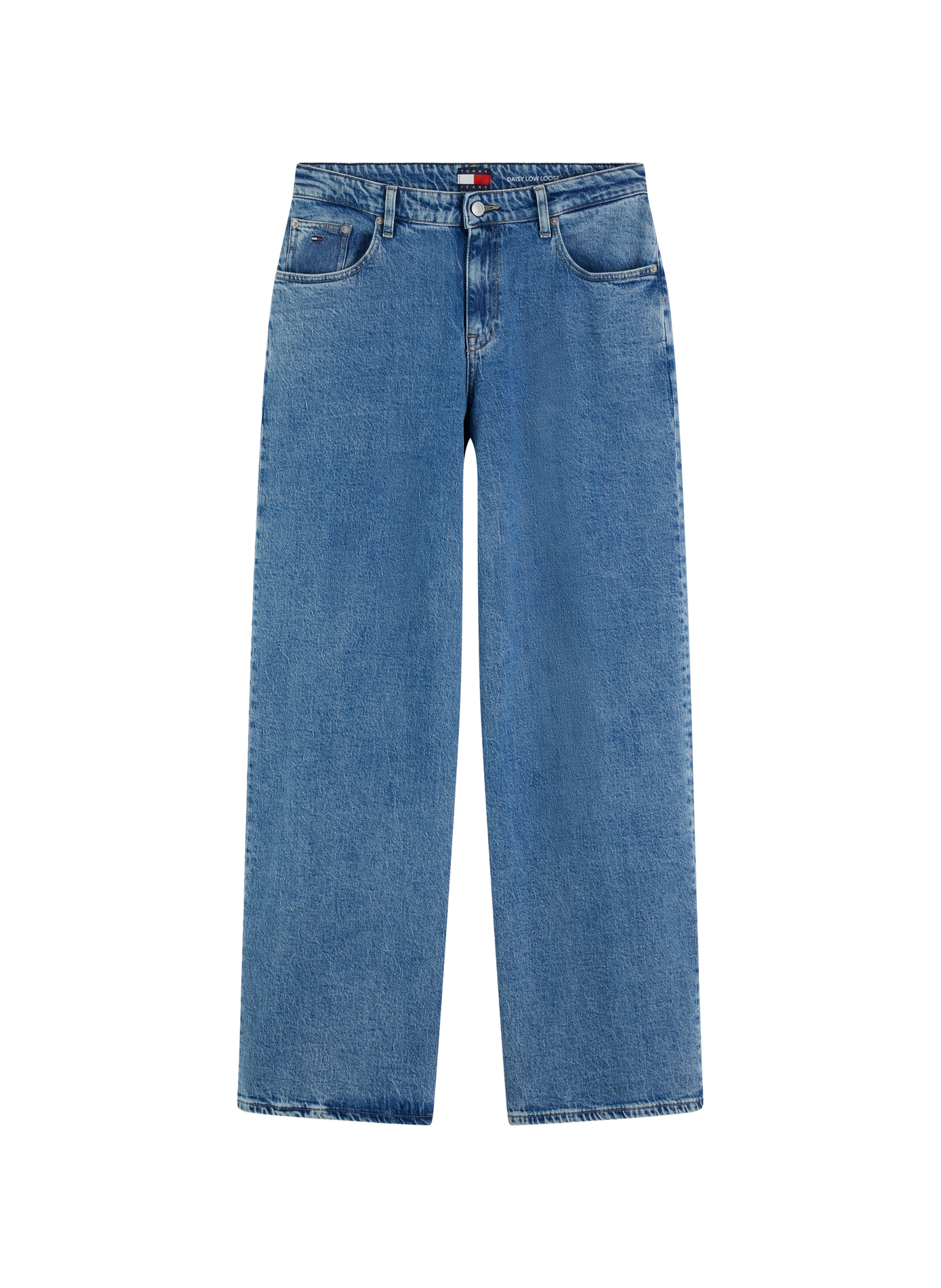 Gerade geschnittene Jeans aus Baumwollmischung TOMMY HILFIGER Blau
