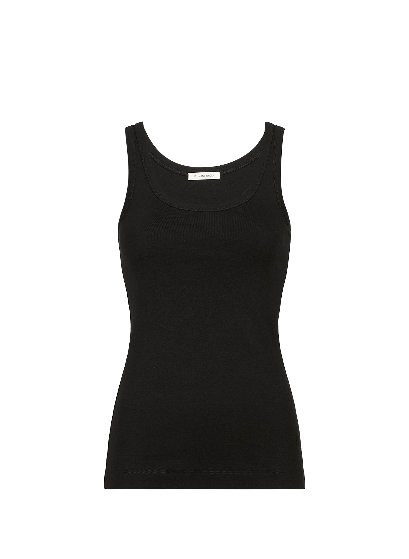 Débardeur Dali à col rond en coton BY MALENE BIRGER Noir