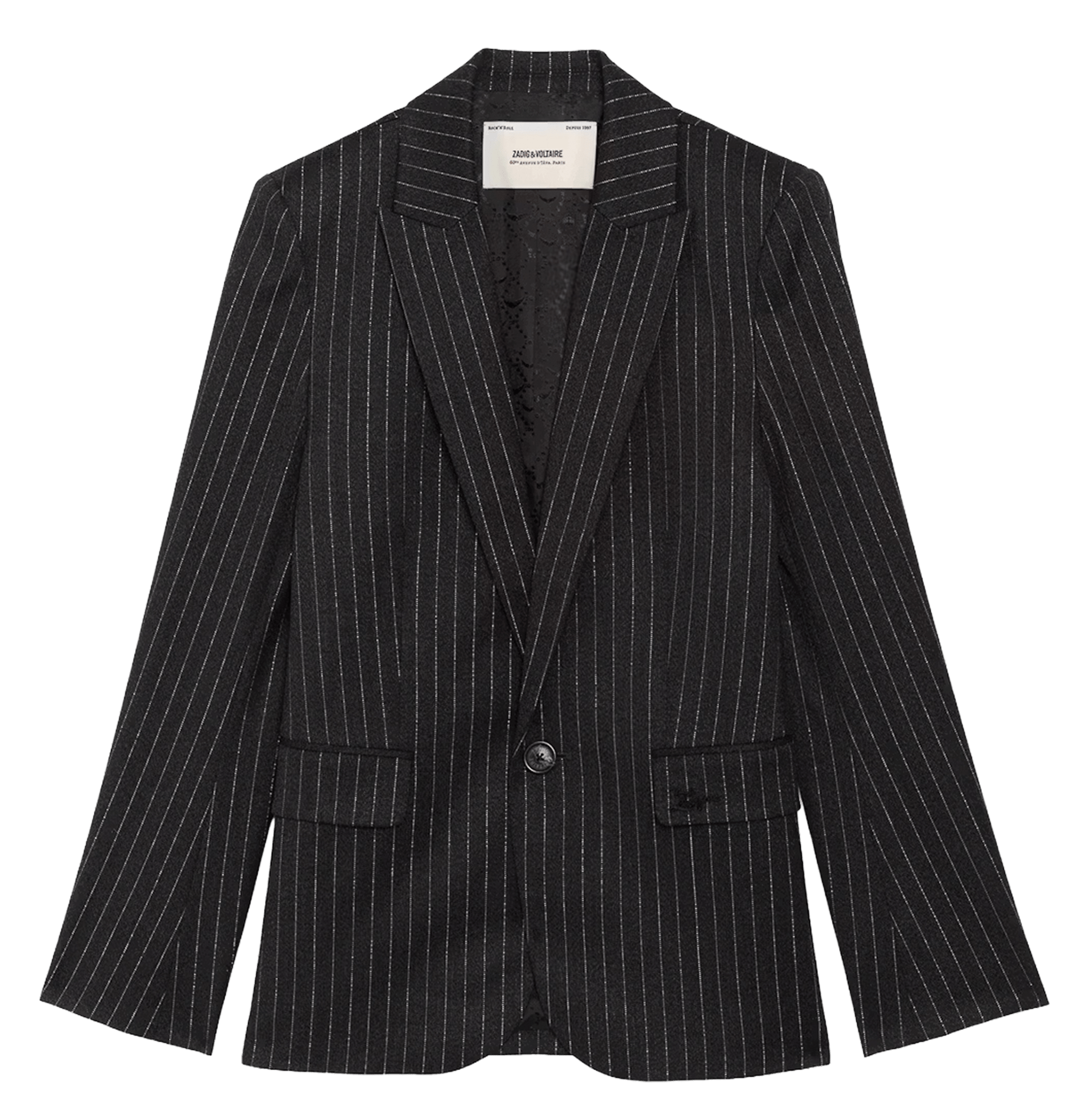 Gestreifter Blazer Valser ZADIG&VOLTAIRE Grau