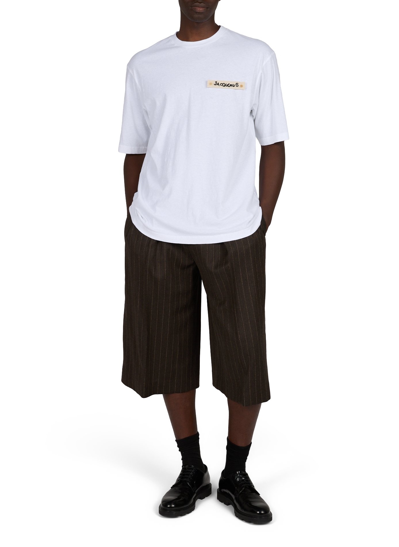 Le t-shirt Plage large en coton JACQUEMUS Blanc