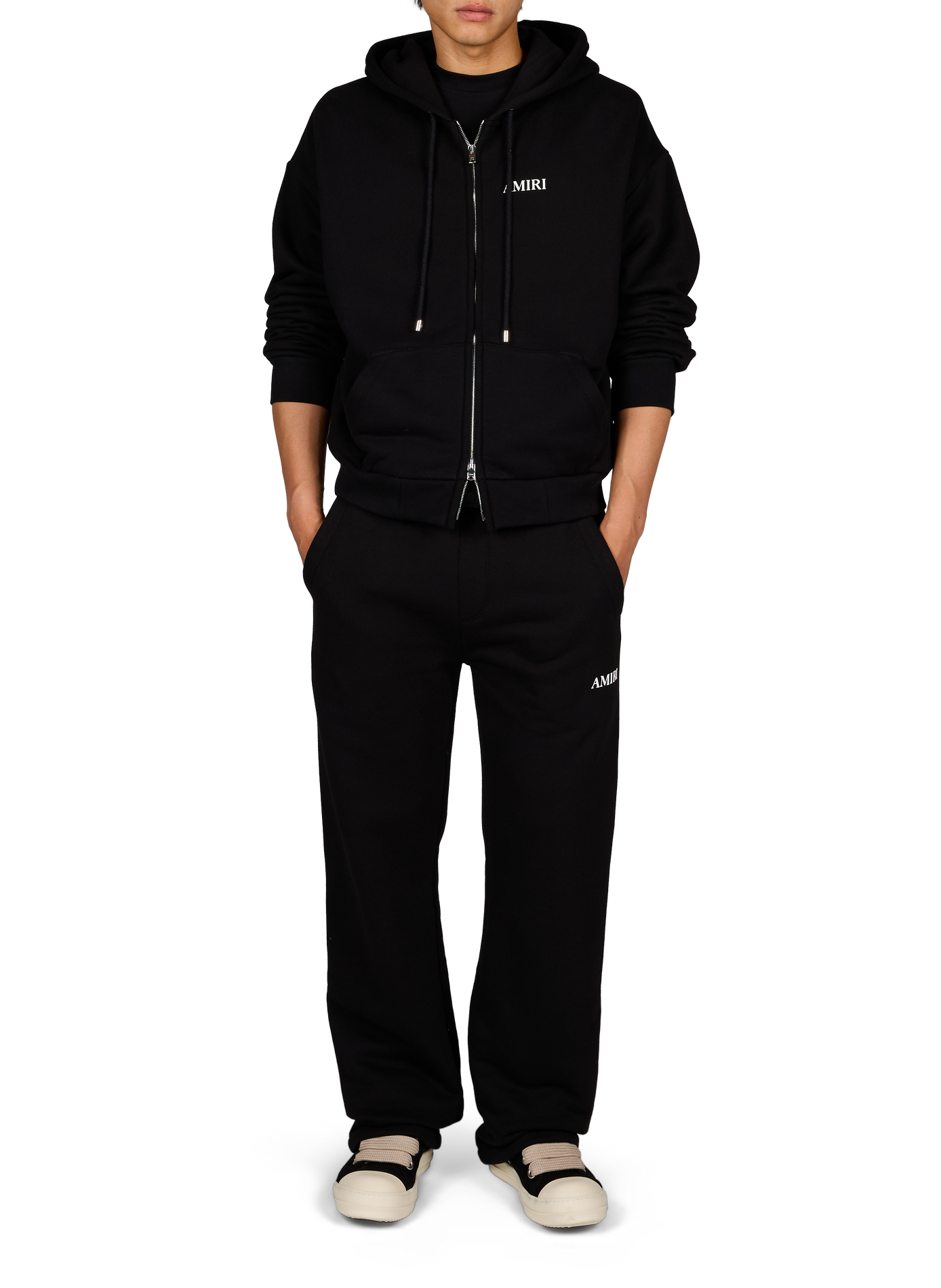 Zip-up hoodie sweatshirt AMIRI Black