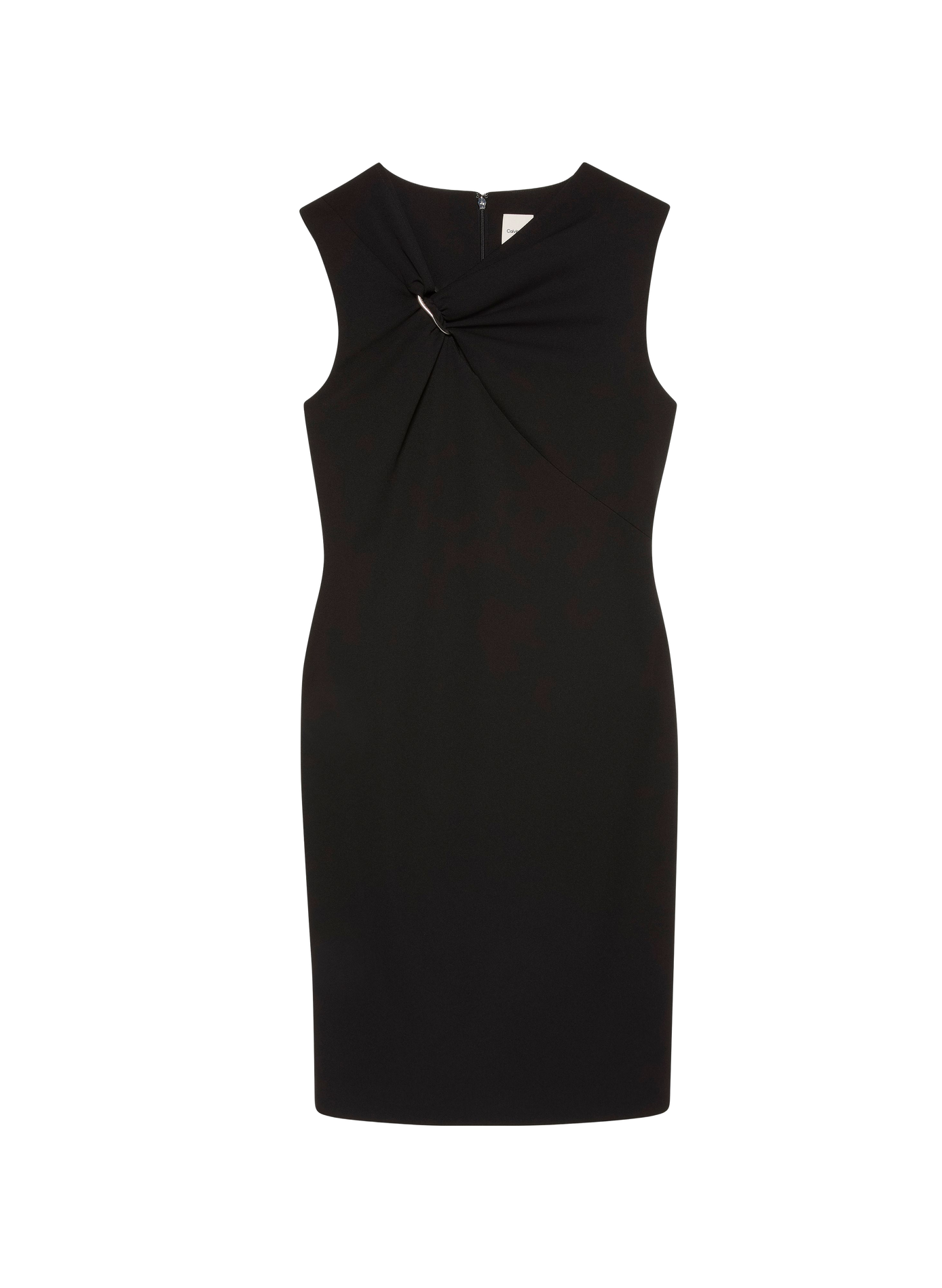 Robe courte à col plissé CALVIN KLEIN Noir