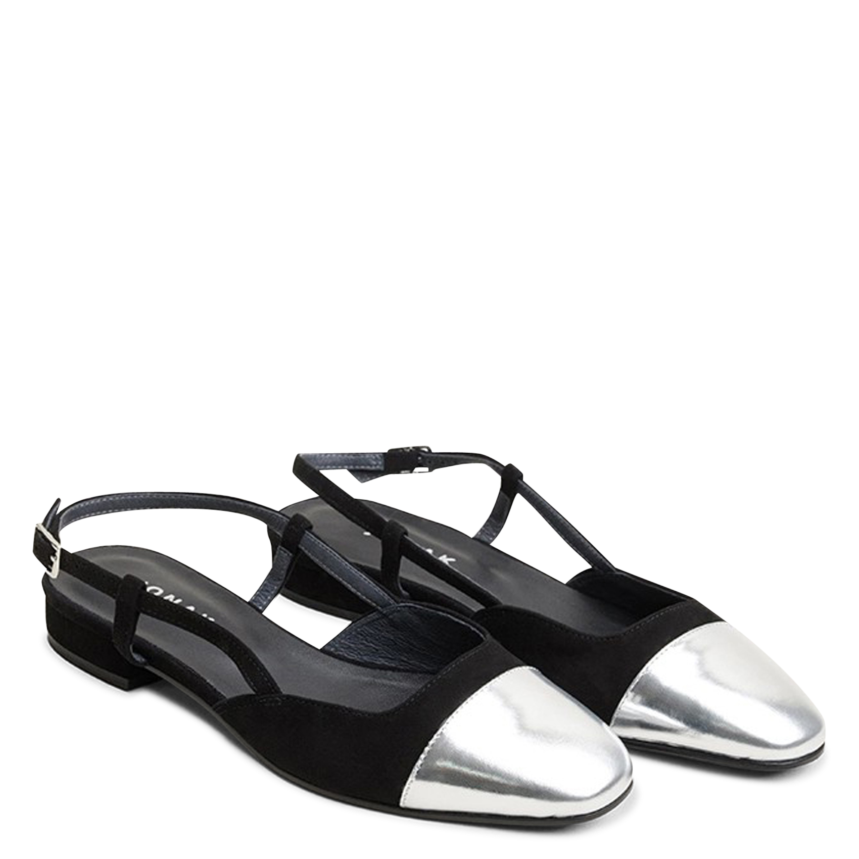 Ballerines en cuir dhapou JONAK Noir