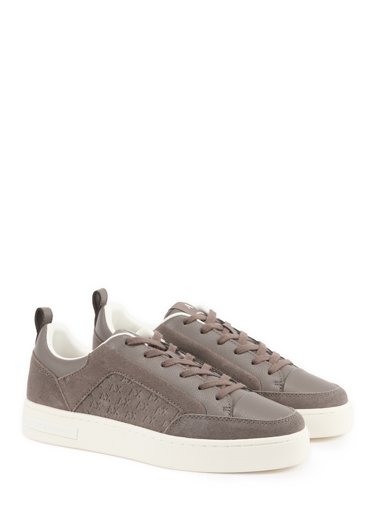 Leather sneakers ARMANI EXCHANGE Beige