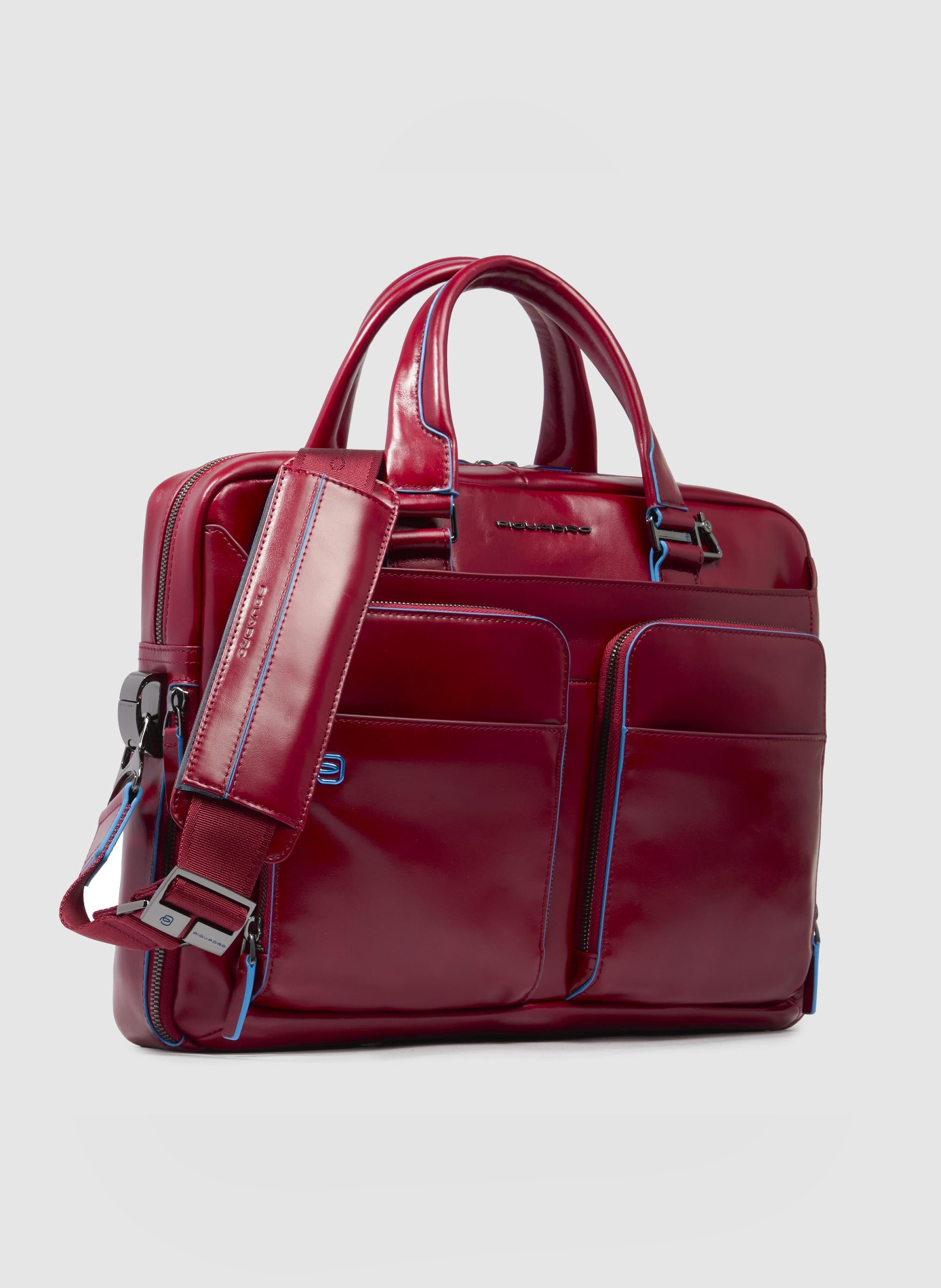 Sac d'ordinateur 15" personnalisable PIQUADRO Rouge