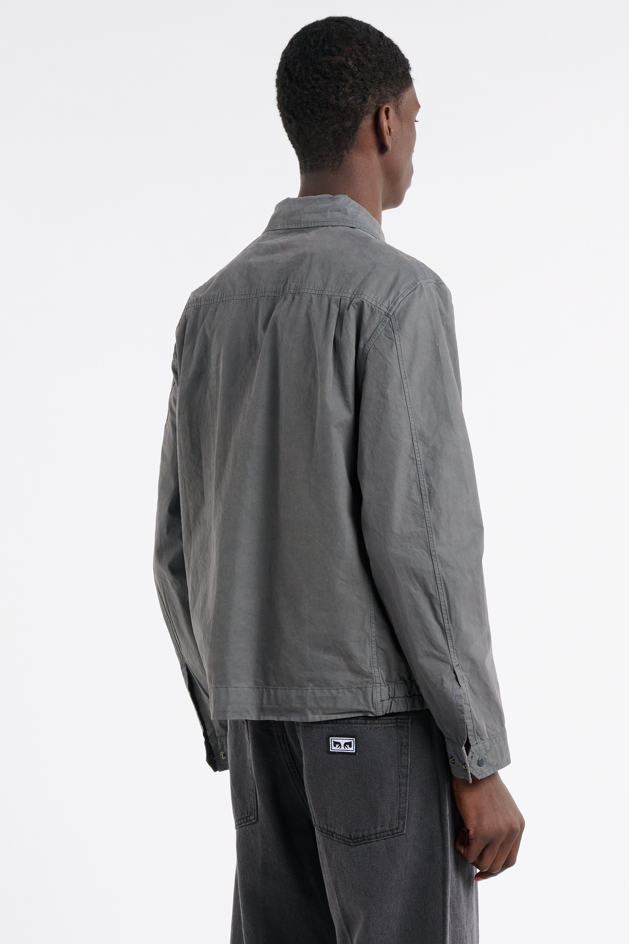 Veste overshirt in micro-reps CP COMPANY Kaki