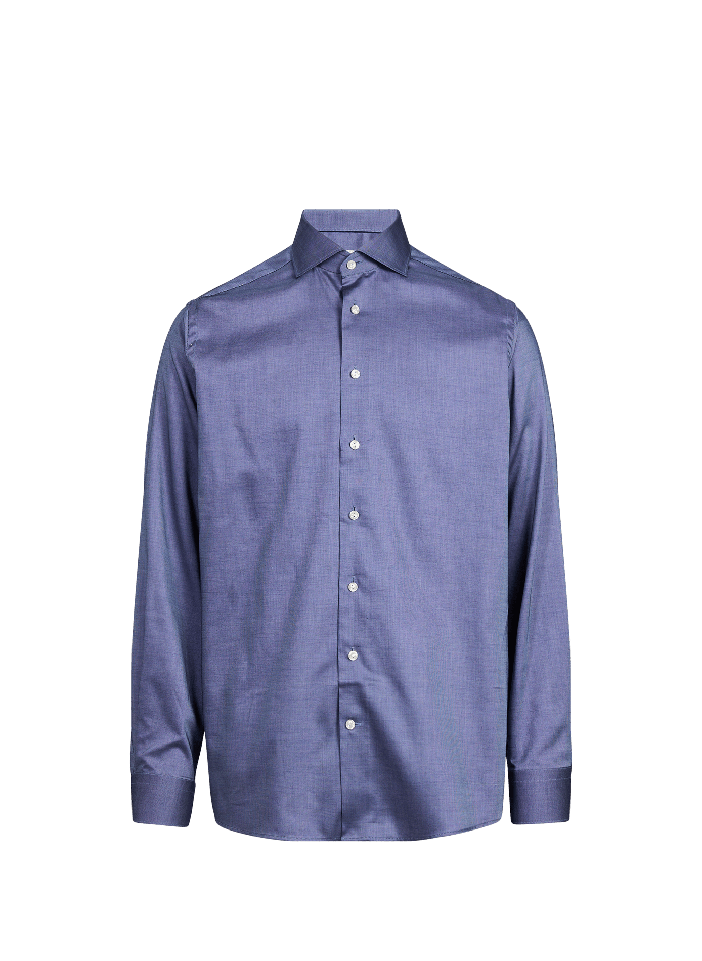 Straight cotton shirt ETON Blue