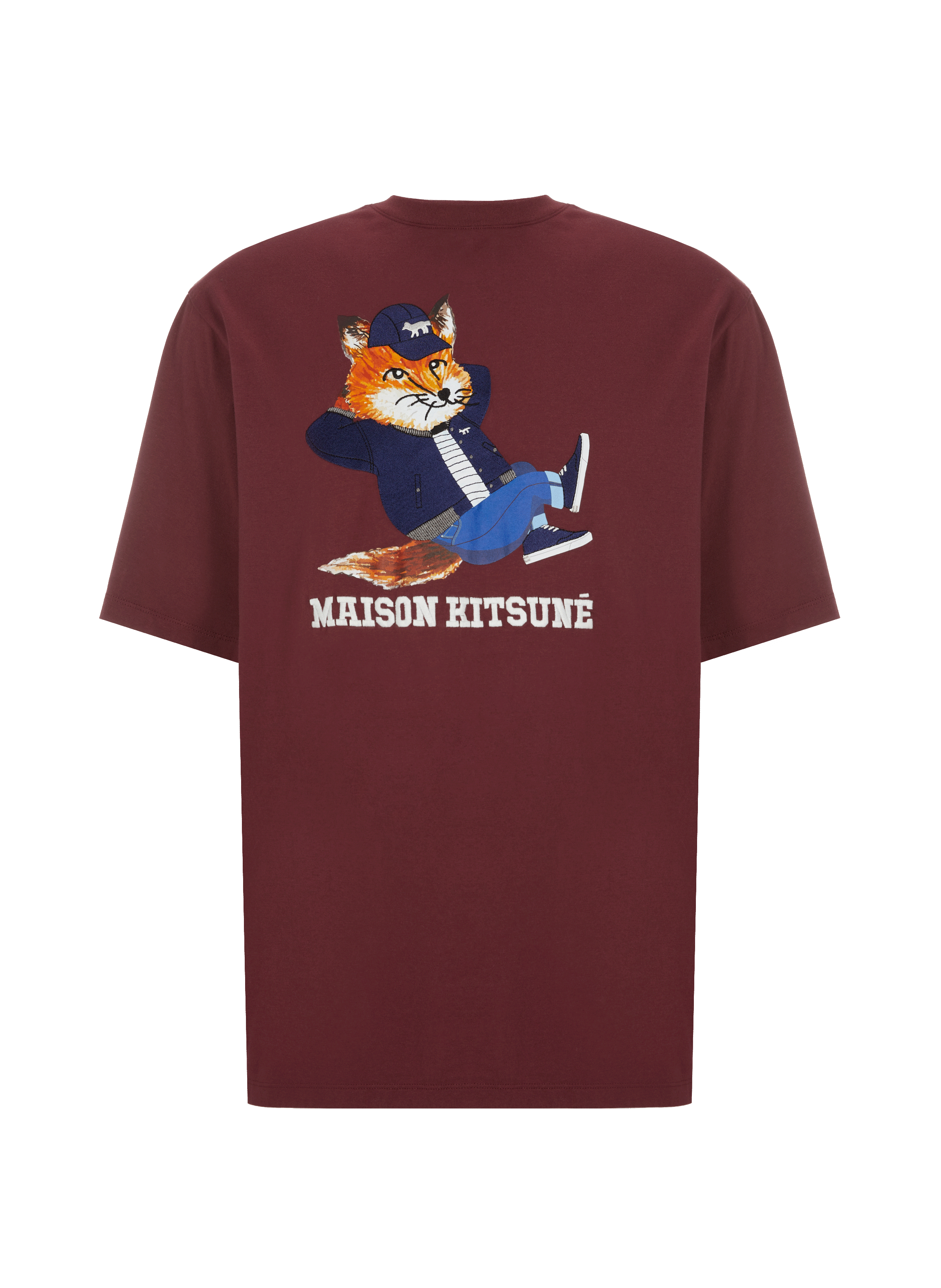 T-shirt oversize imprimé renard