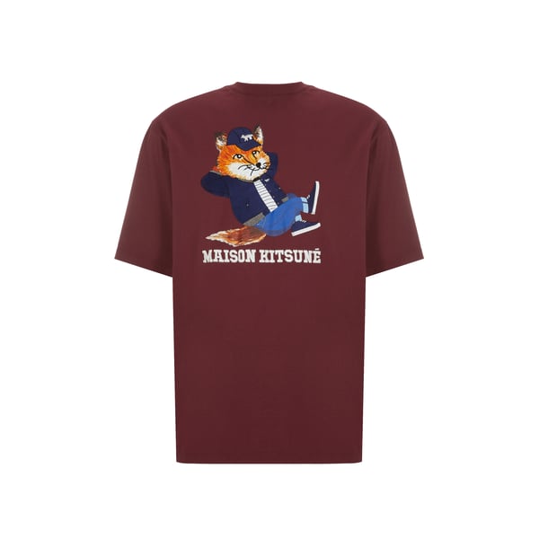 T-shirt oversize imprimé renard