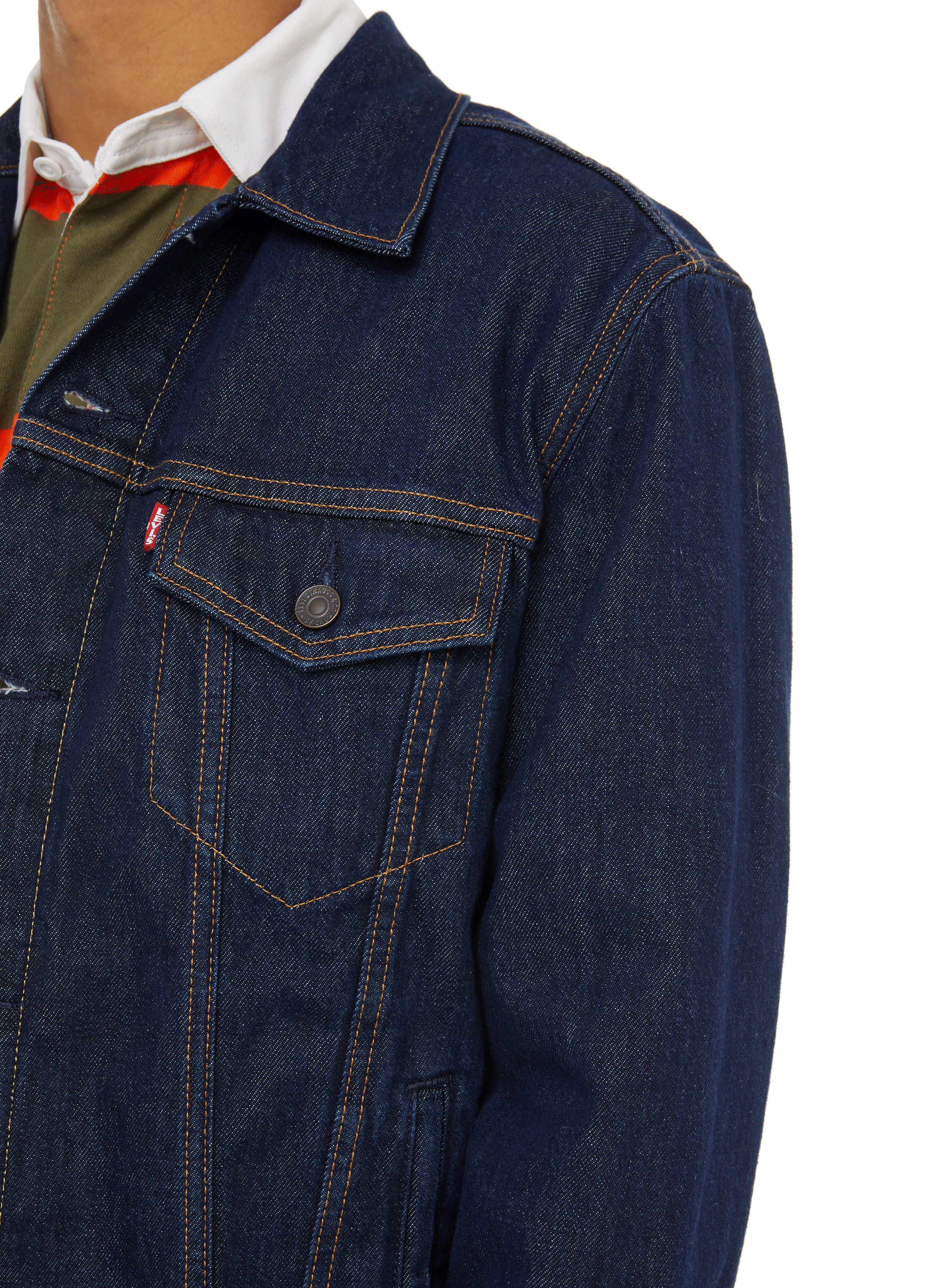 Straight denim jacket LEVI'S Blue