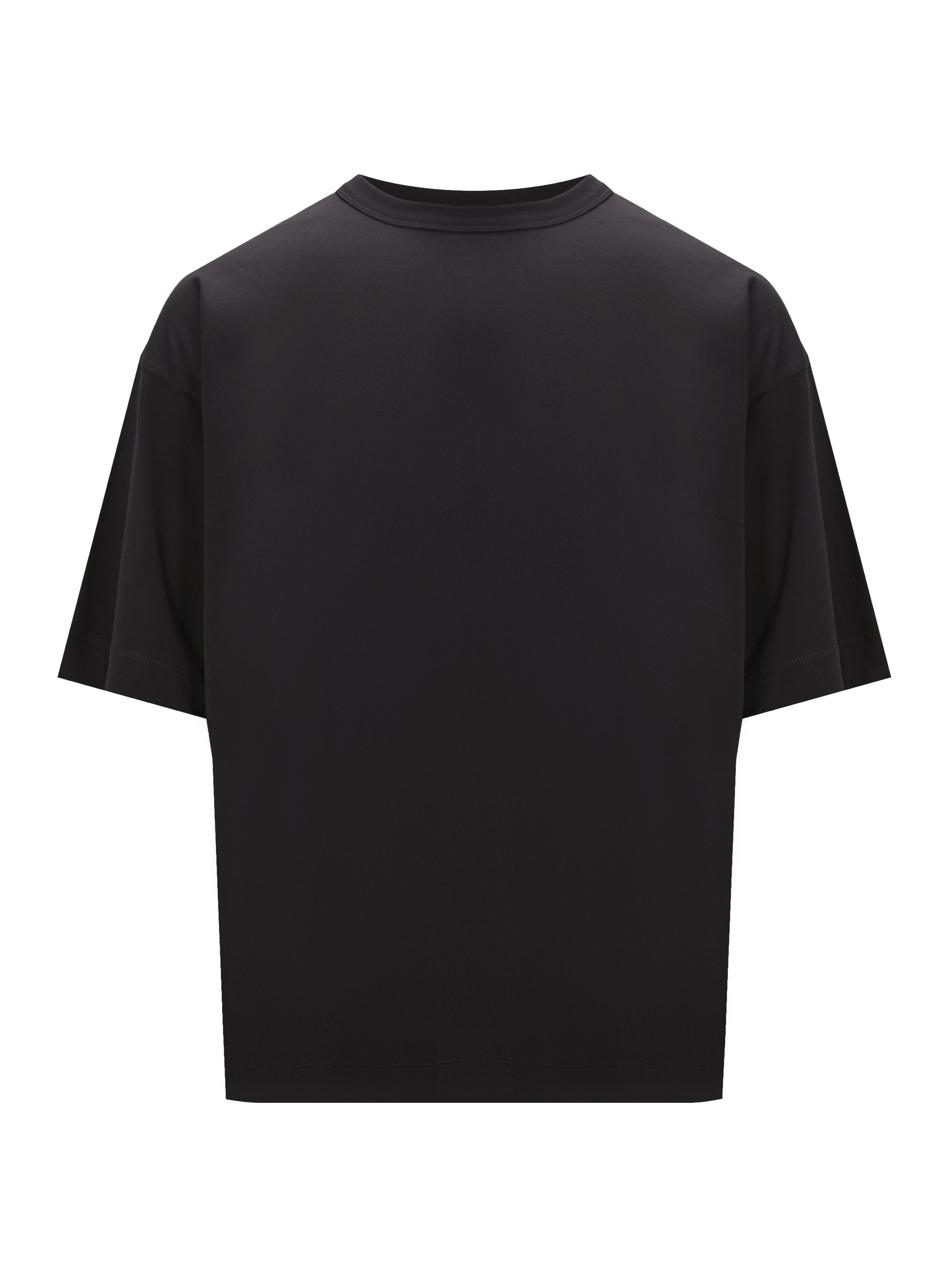 T-shirt oversize en coton DRIES VAN NOTEN Noir