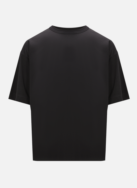 T-shirt oversize en coton BlackDRIES VAN NOTEN 