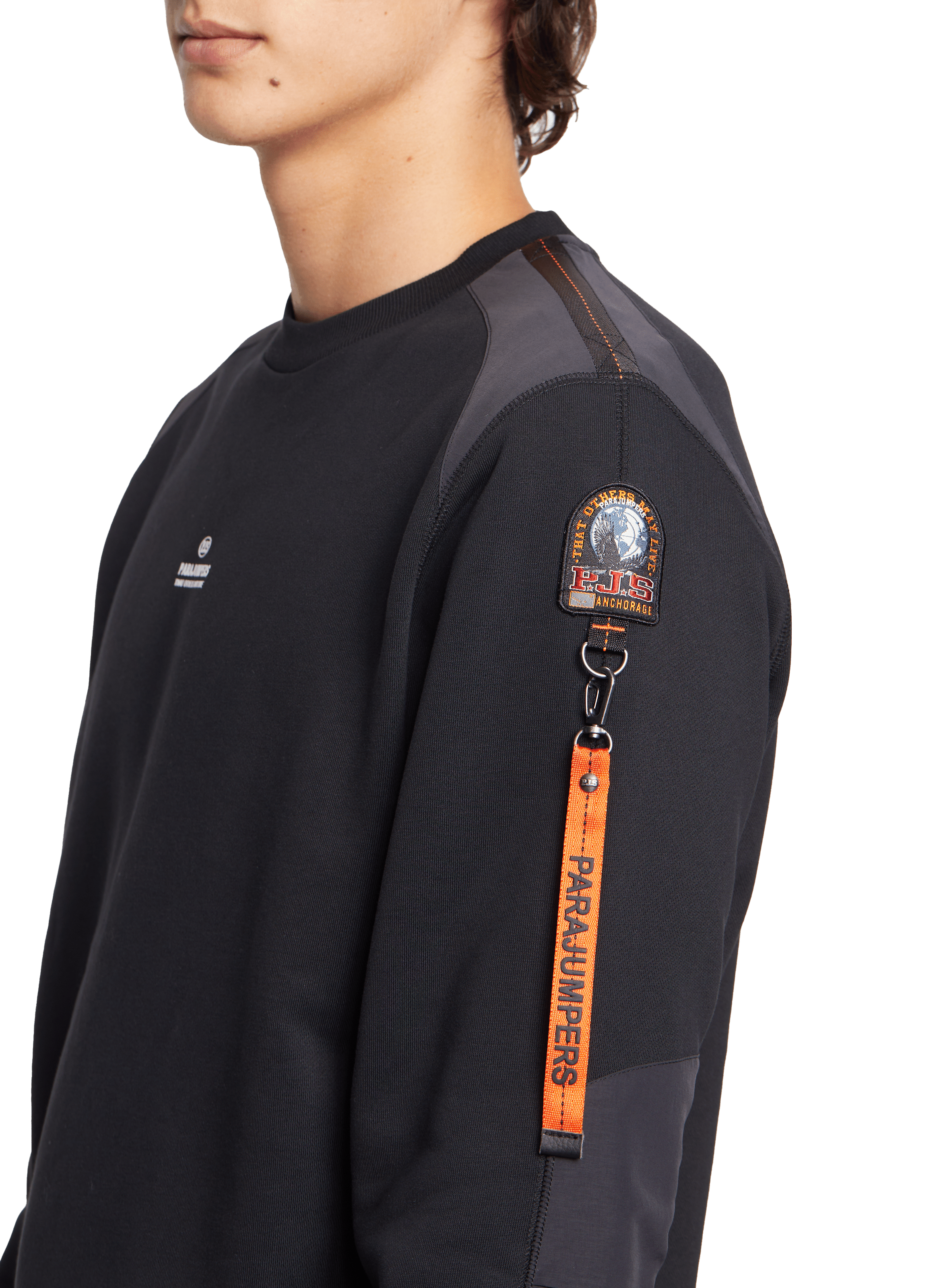 Sweatshirt en coton  PARAJUMPERS Noir