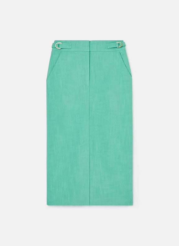 Jupe large uni - justina Vert by TARA JARMON TARA JARMON Jupe large uni - justina Vert