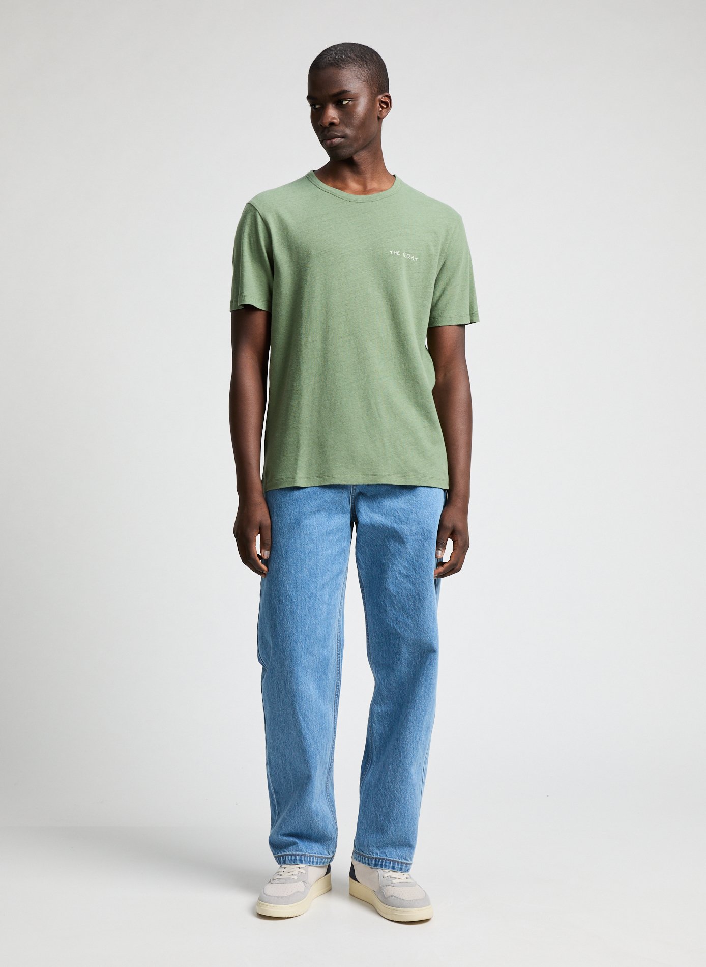 T-shirt Villiers The Goat MAISON LABICHE Green