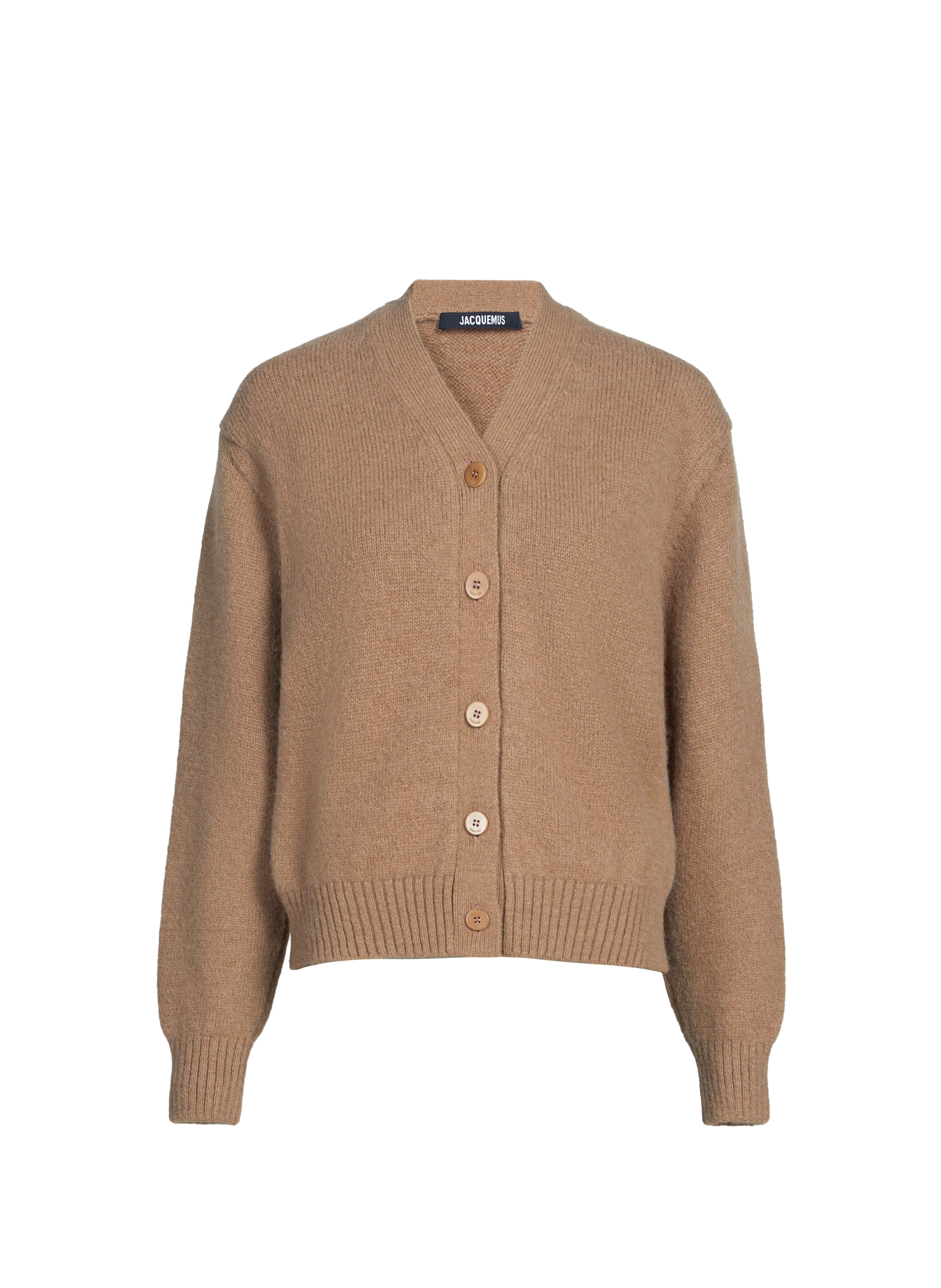 Le cardigan Jacquemus Marron