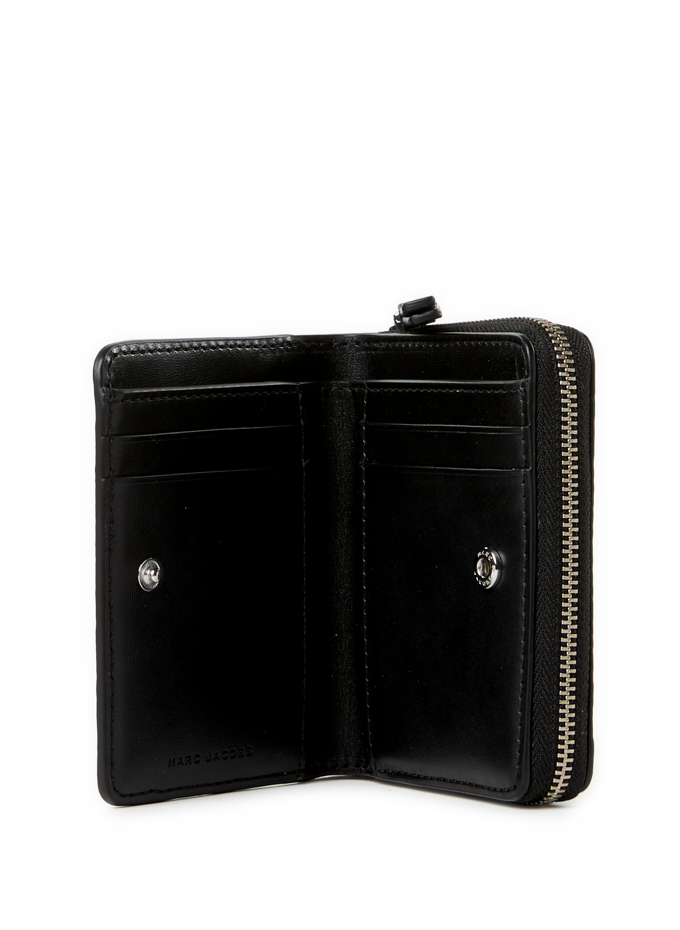 Porte-monnaie The Leather Mini MARC JACOBS Bleu