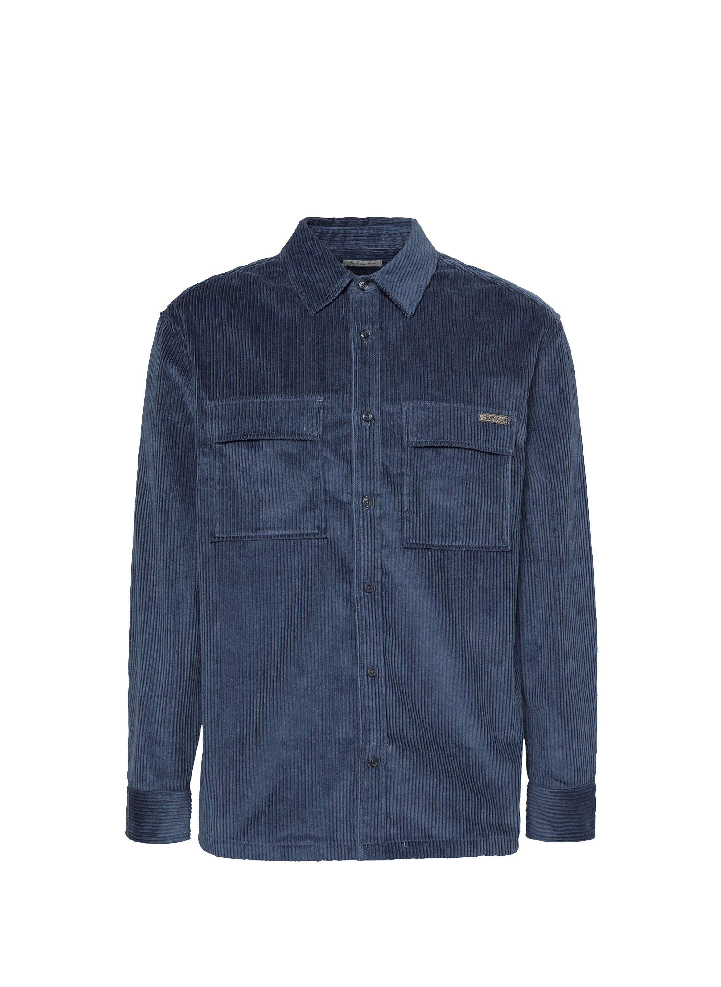 CALVIN KLEIN Corduroy shirt Blue
