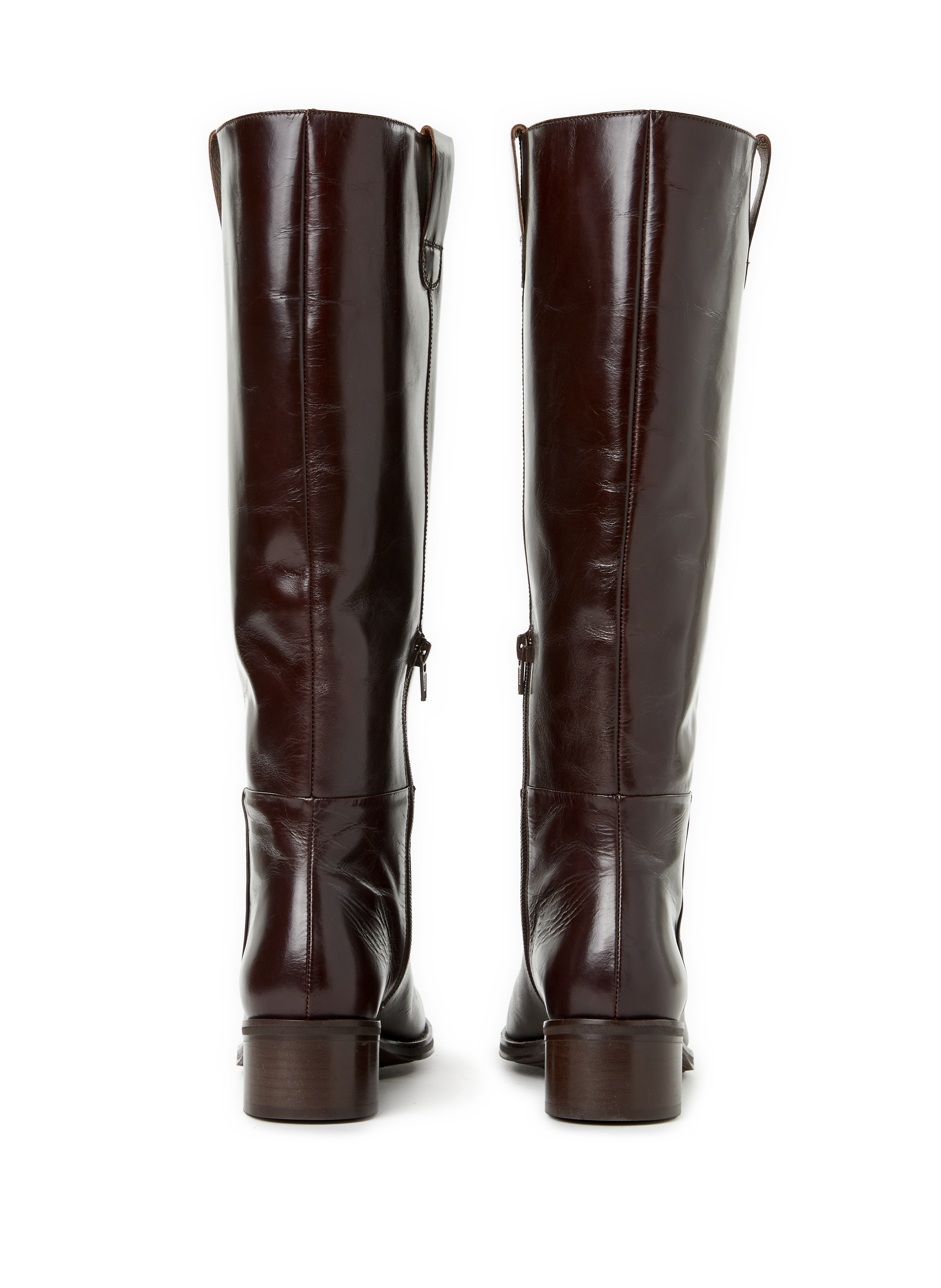 Bottes cavalières Barbara en cuir SAISON 1865 Marron