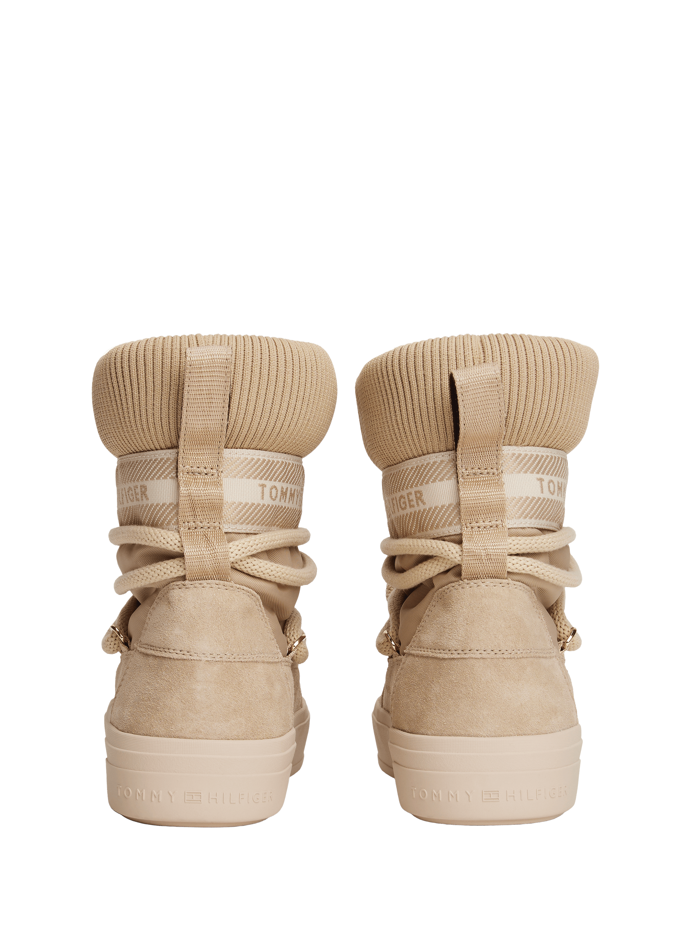 Bottines à bout rond TOMMY HILFIGER Beige