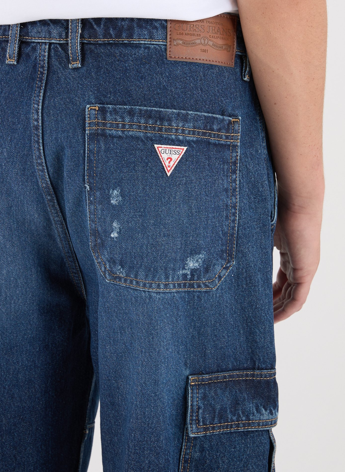 Jean cargo GUESS Bleu