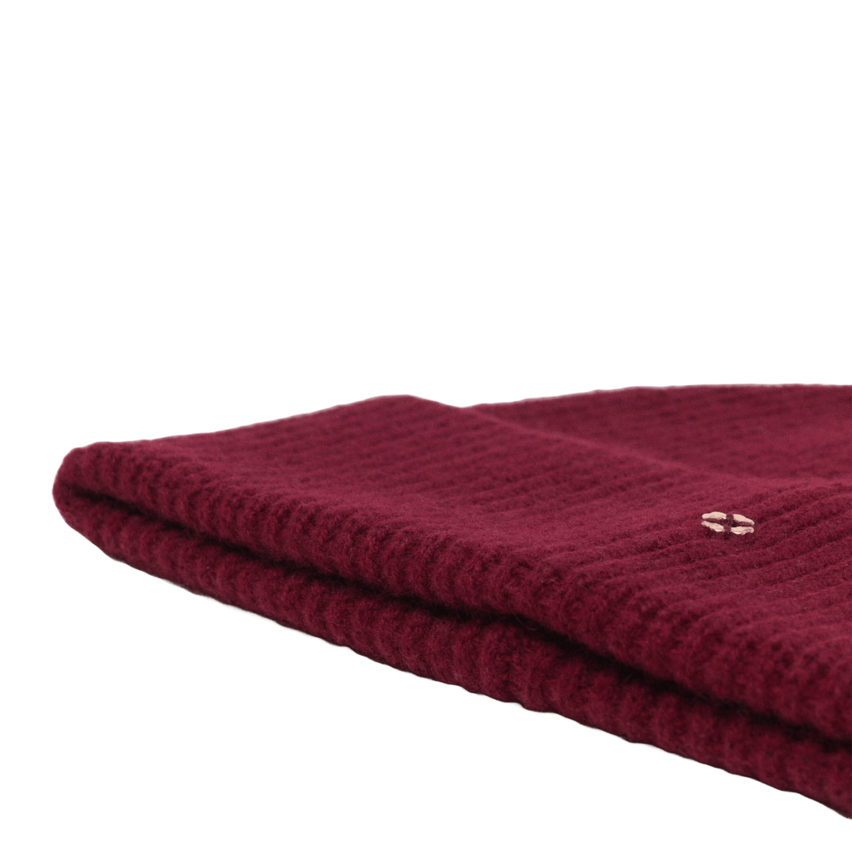 Bonnet en laine et cachemire MAJE Rouge