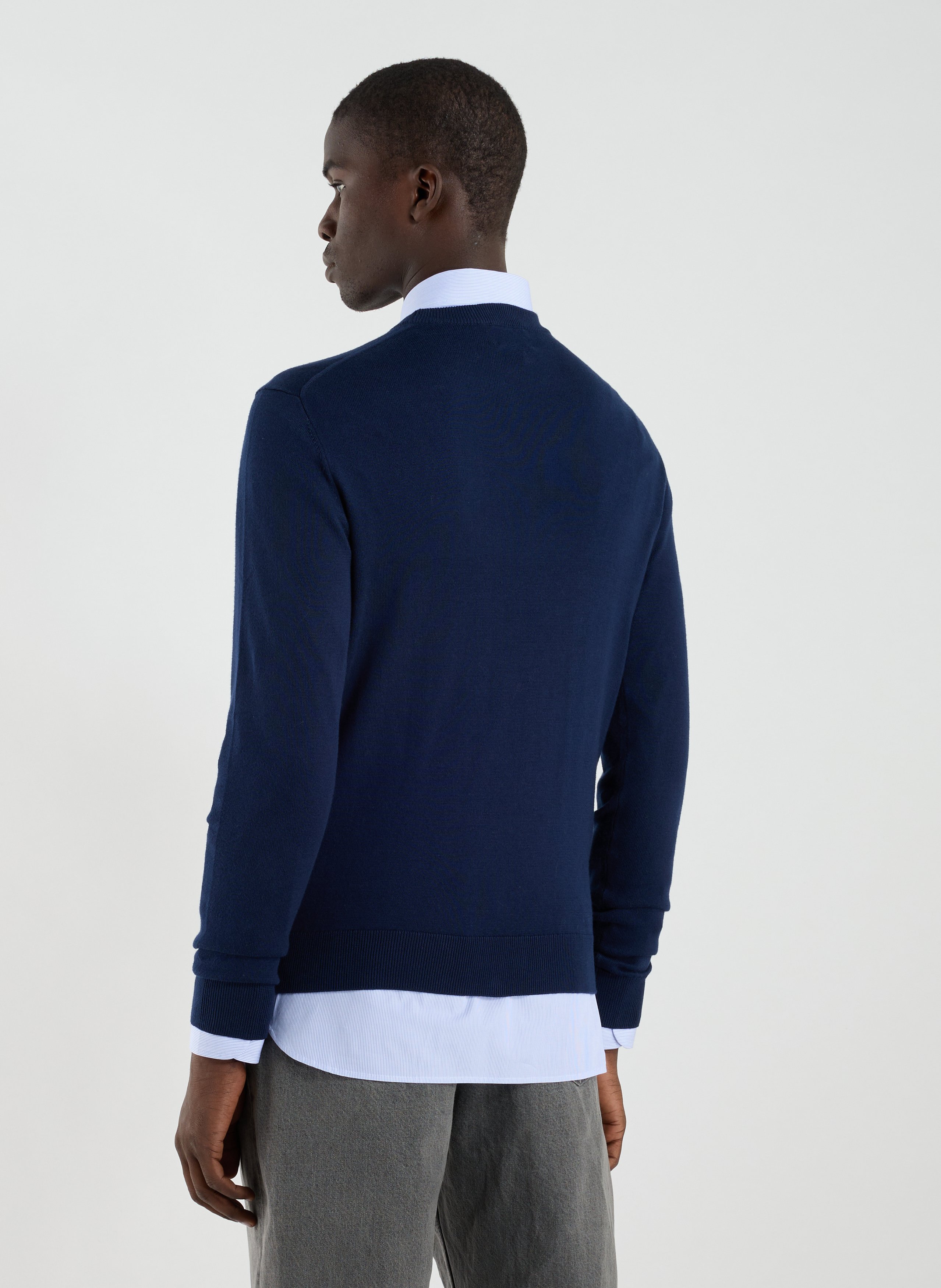 Cotton jumper HACKETT Blue