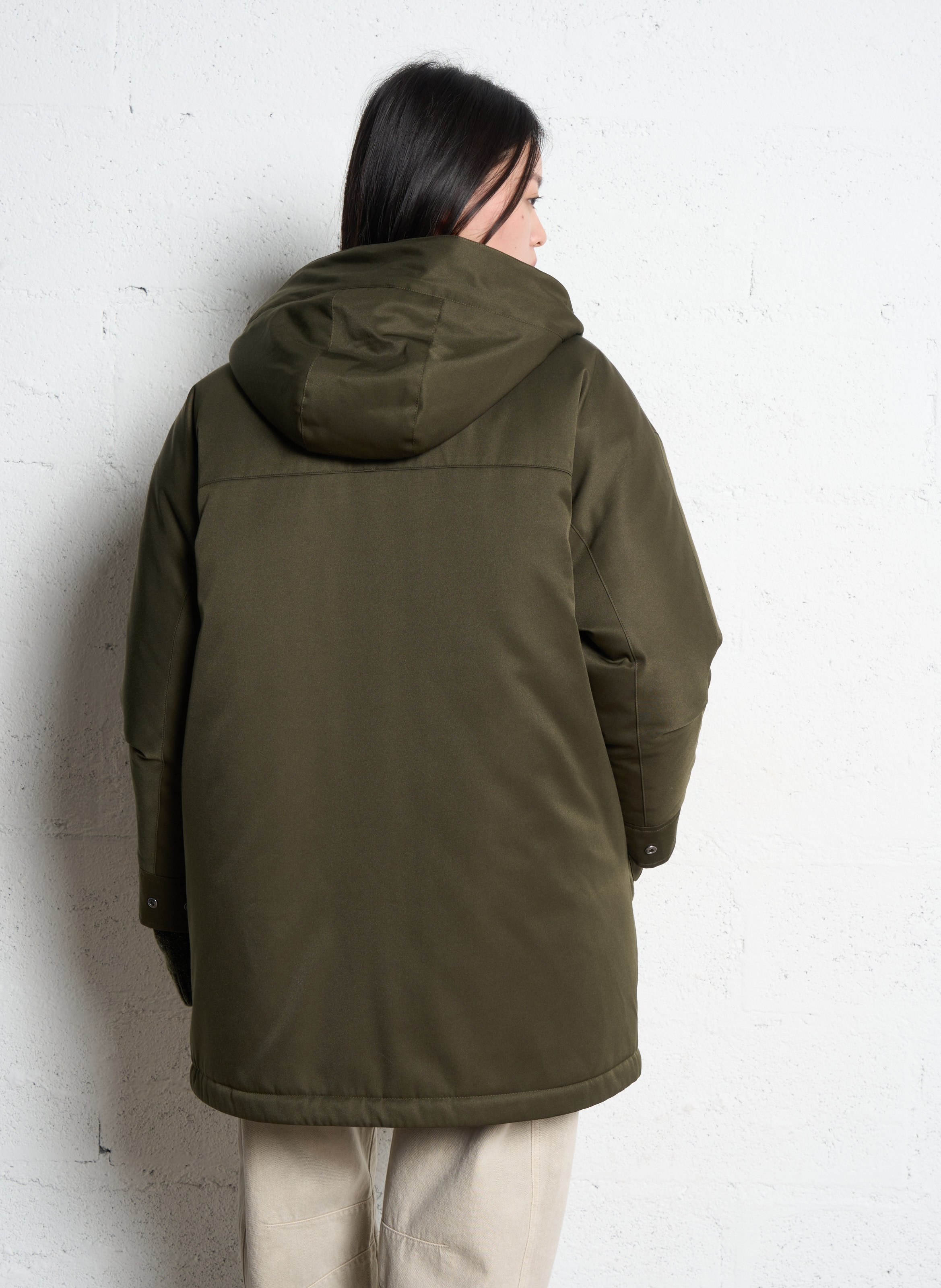 Parka oversize IKKS Kaki